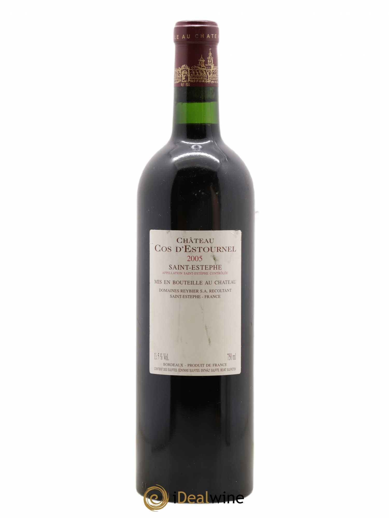 Cos d'Estournel 2ème Grand Cru Classé 2005 - Lot de 1 bouteille - 1
