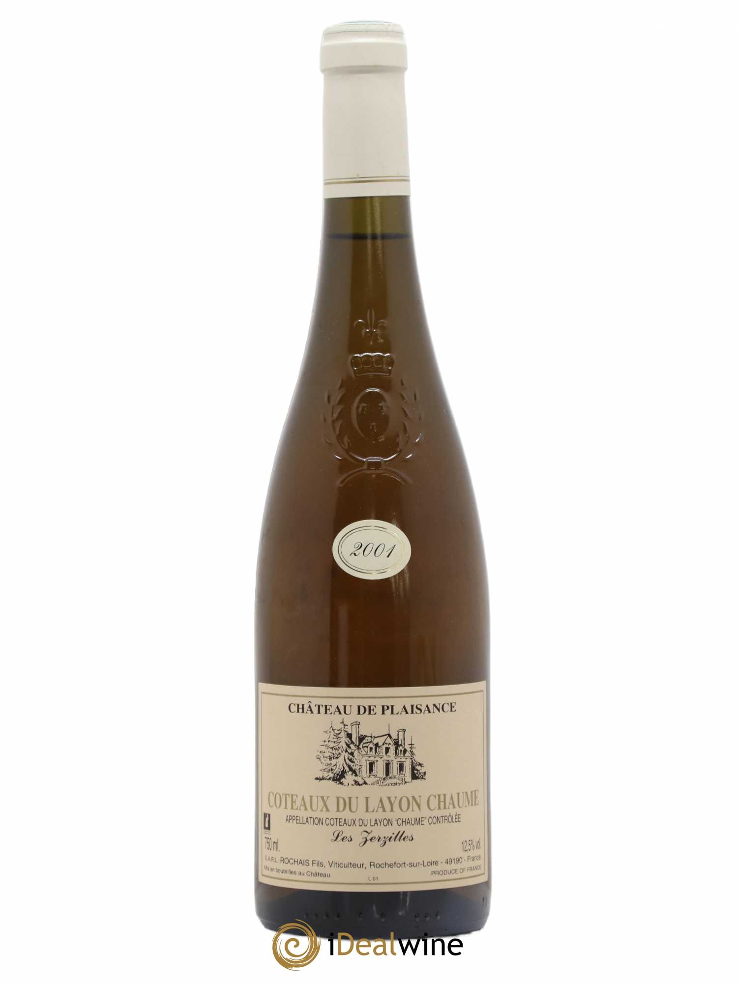 Coteaux du Layon Chaume les Zerzilles Château de Plaisance 2001 - Lotto di 1 bottiglia - 0
