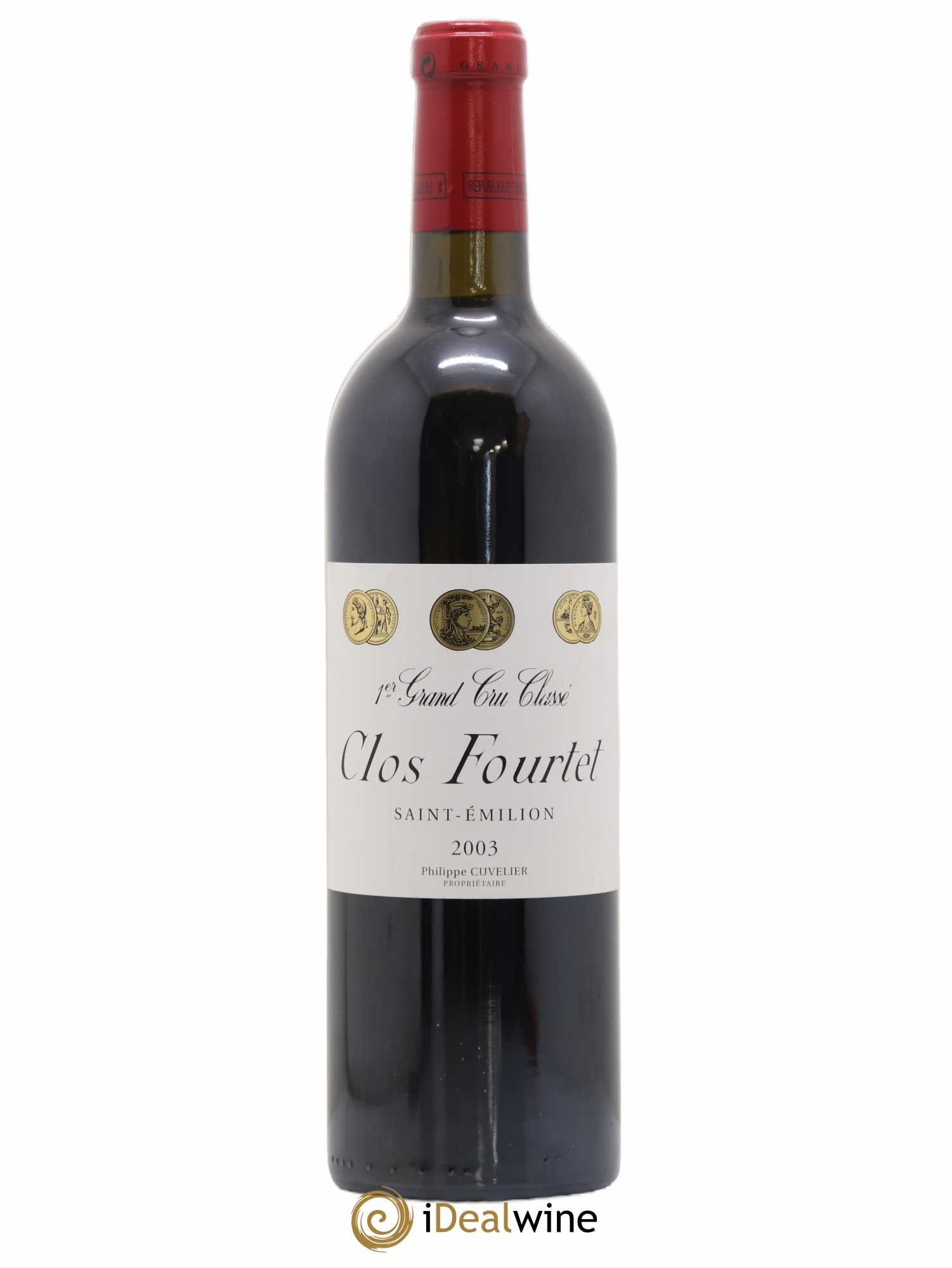 Clos Fourtet 1er Grand Cru Classé B 2003 - Lot de 1 bouteille - 0