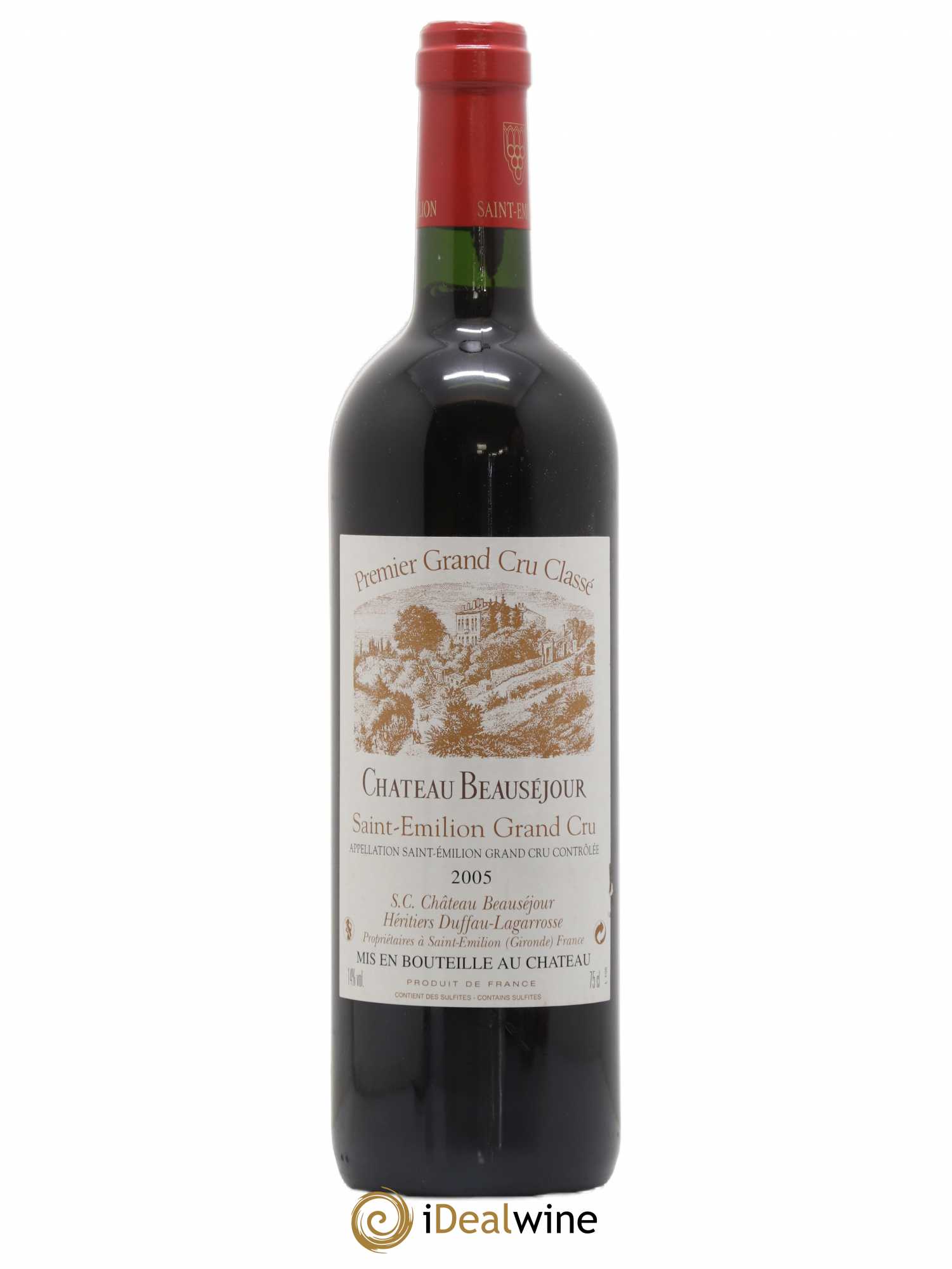Château Beauséjour (Duffau-Lagarrosse) 1er Grand Cru Classé B 2005 - Posten von 1 Flasche - 0