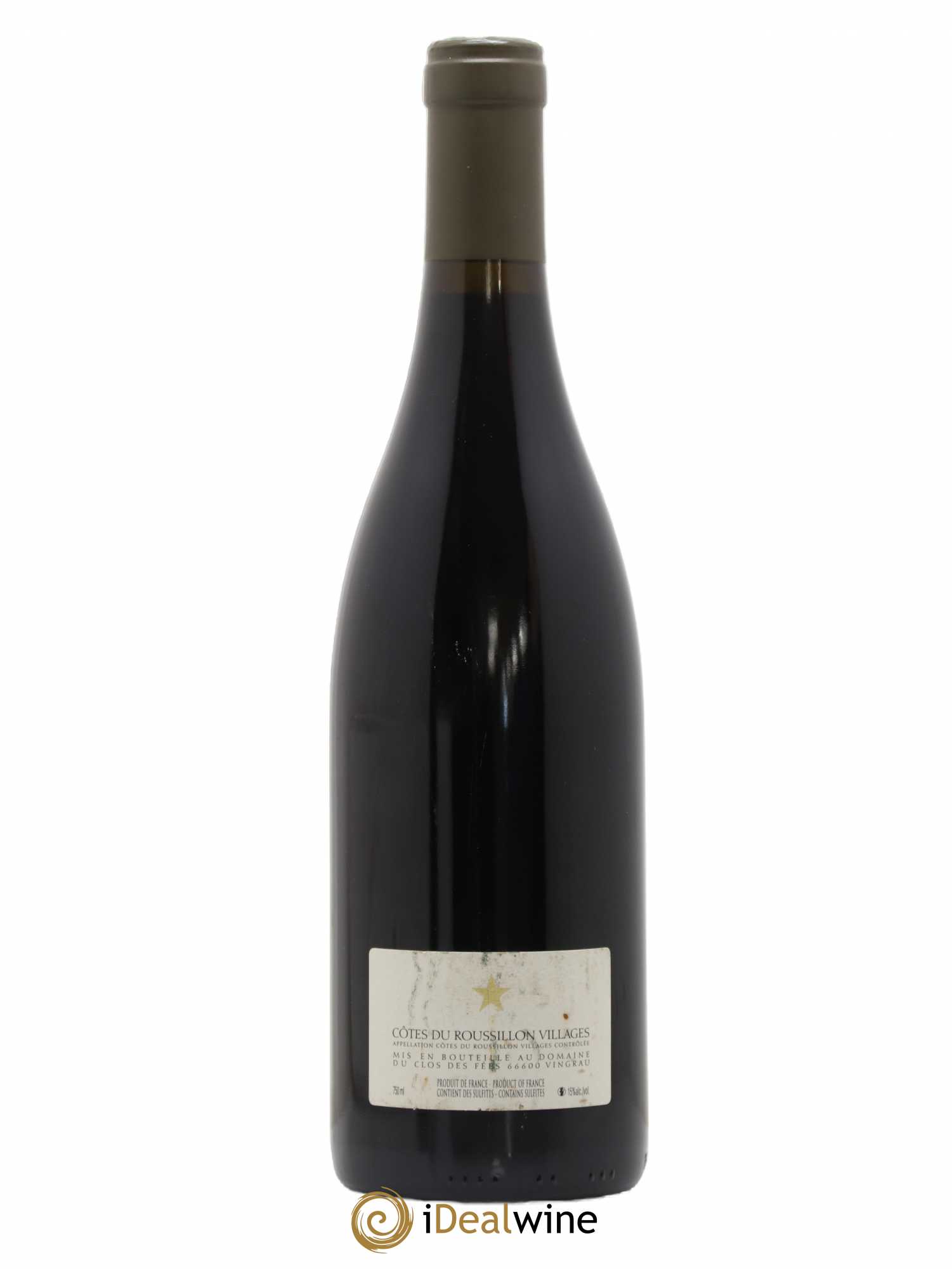 Côtes du Roussillon Villages Clos des Fées Hervé Bizeul 2006 - Lot de 1 bouteille - 1