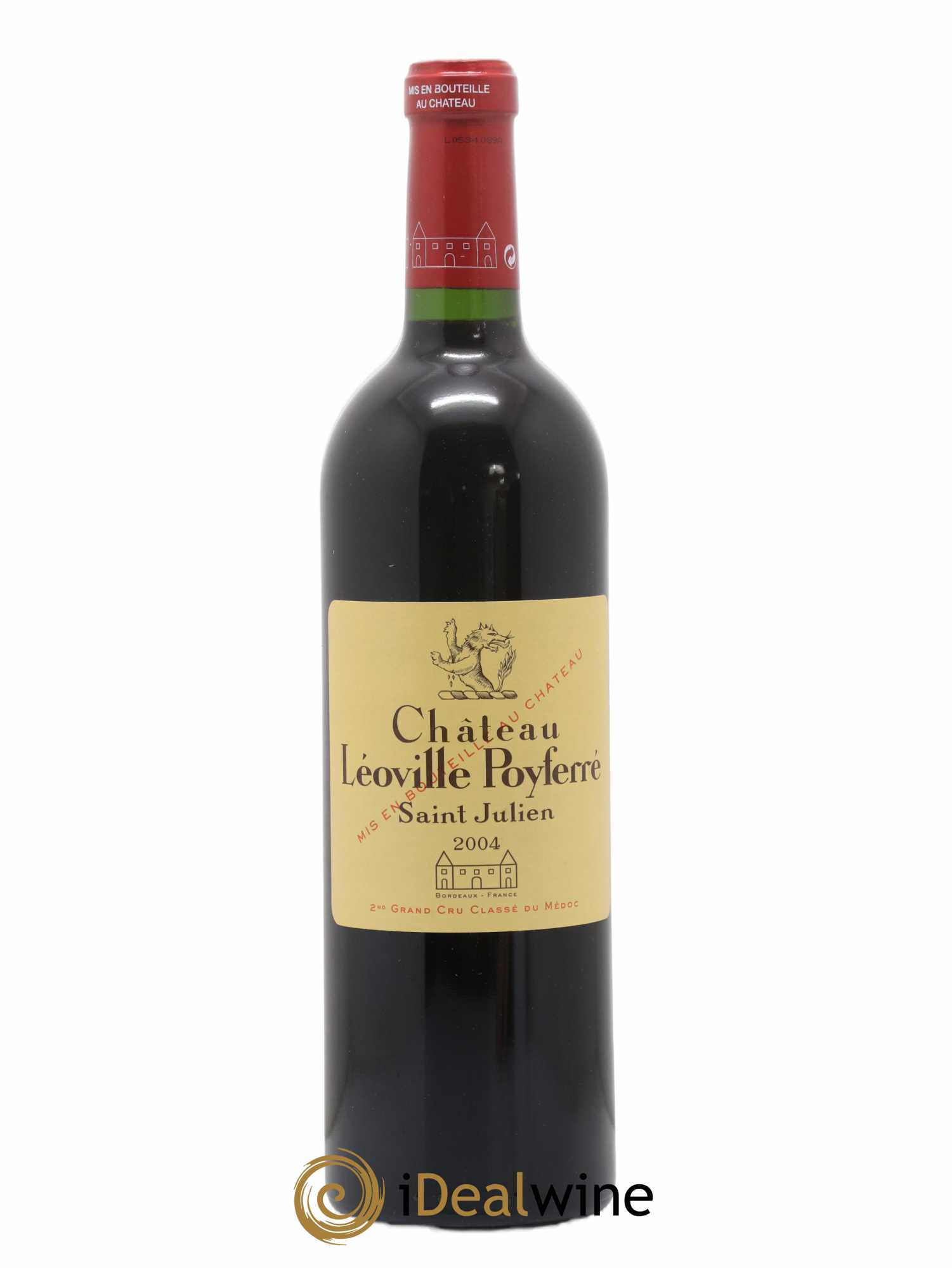 Château Léoville Poyferré 2ème Grand Cru Classé 2004 - Lot de 1 bouteille - 0