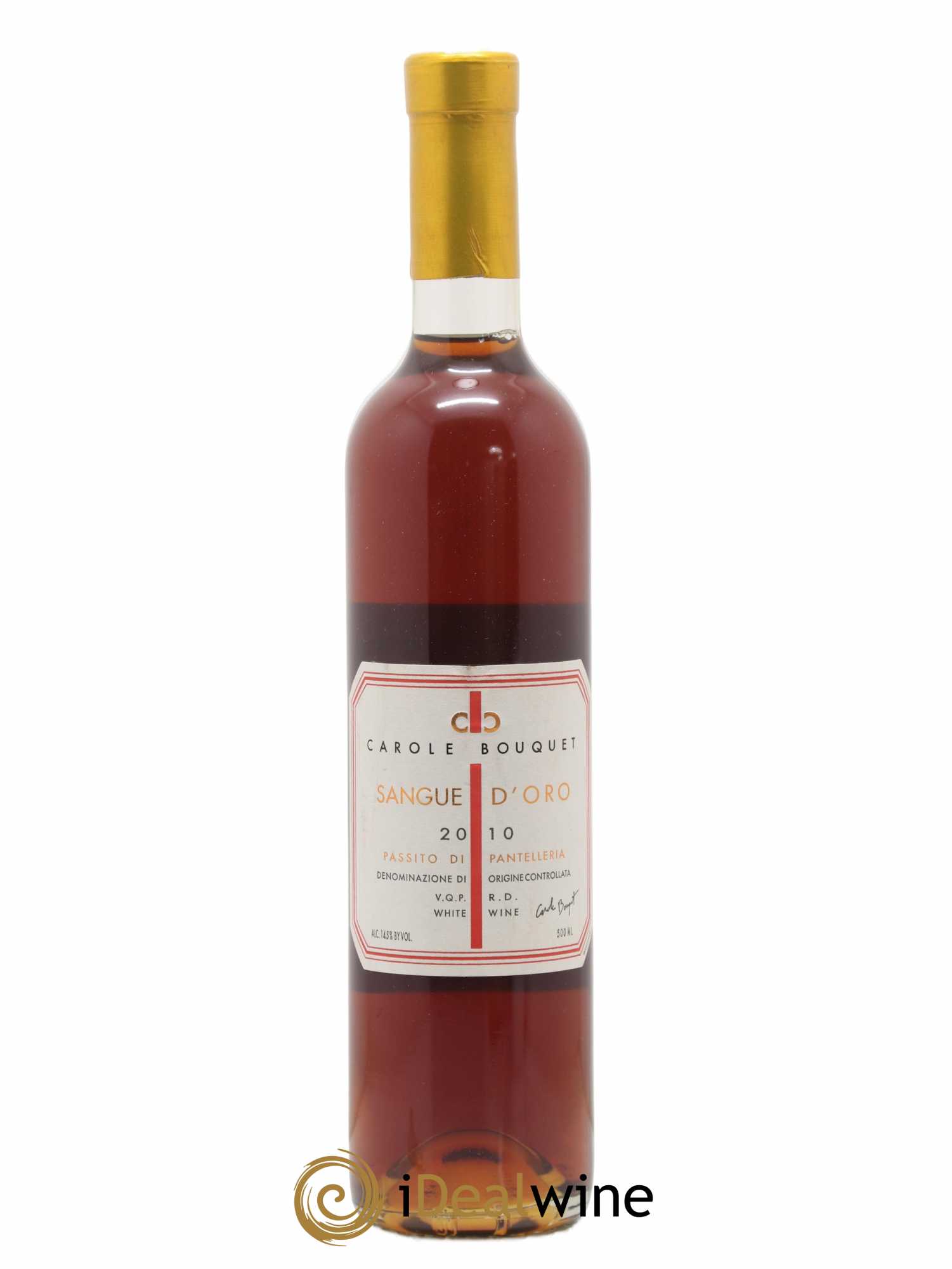 Passito di Pantelleria DOC Sangue d'Oro Carole Bouquet 50cl 2010 - Lotto di 1 bottiglia - 0