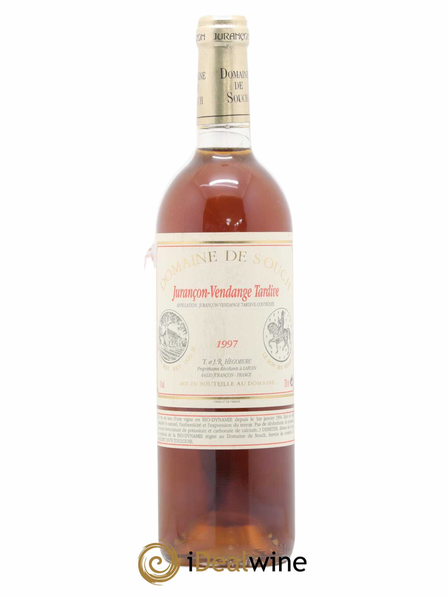 Jurançon Souch (Domaine de) Vendange tardive 1997 - Lotto di 1 bottiglia - 0
