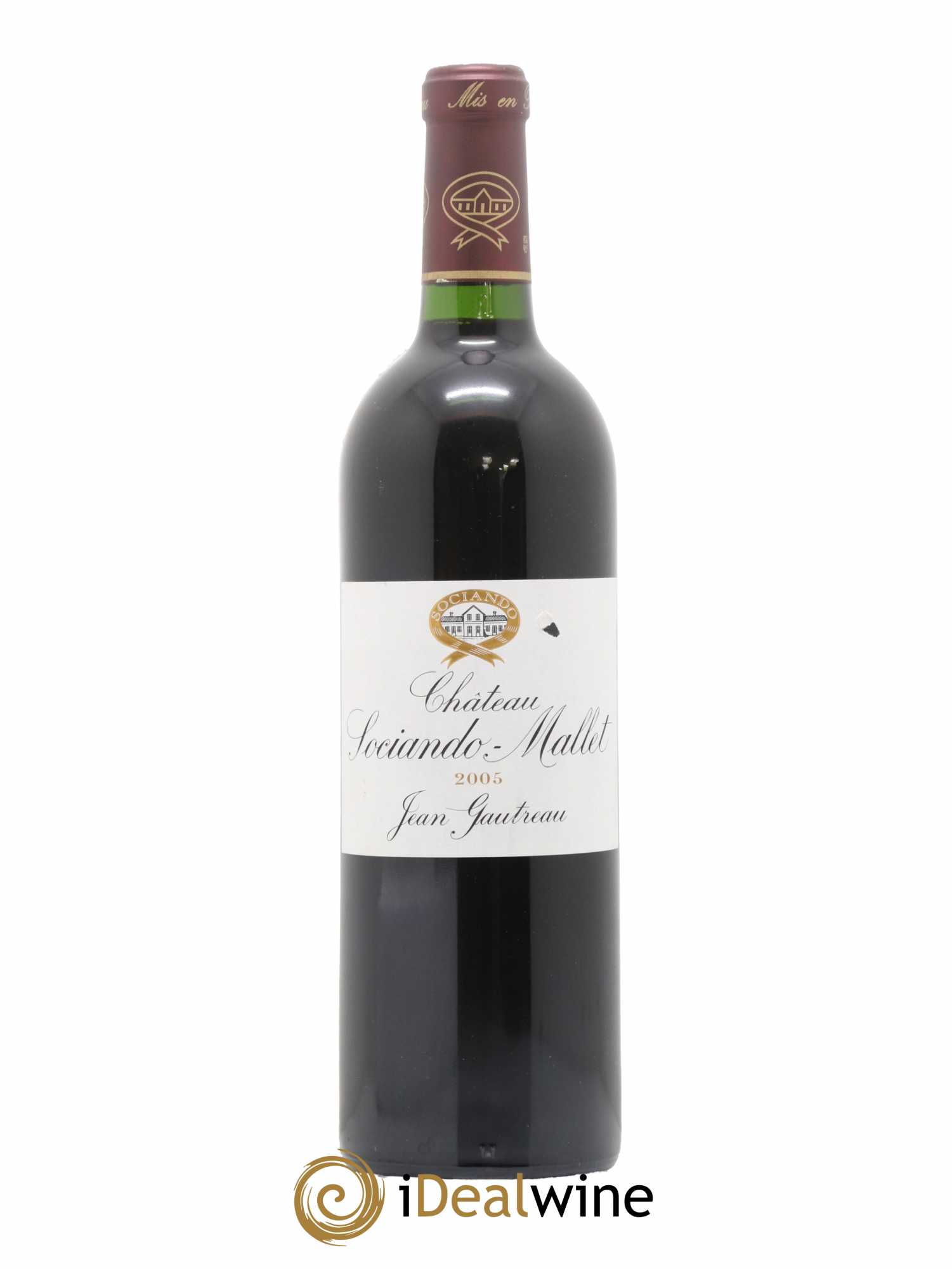 Château Sociando Mallet 2005 - Lot de 1 bouteille - 0