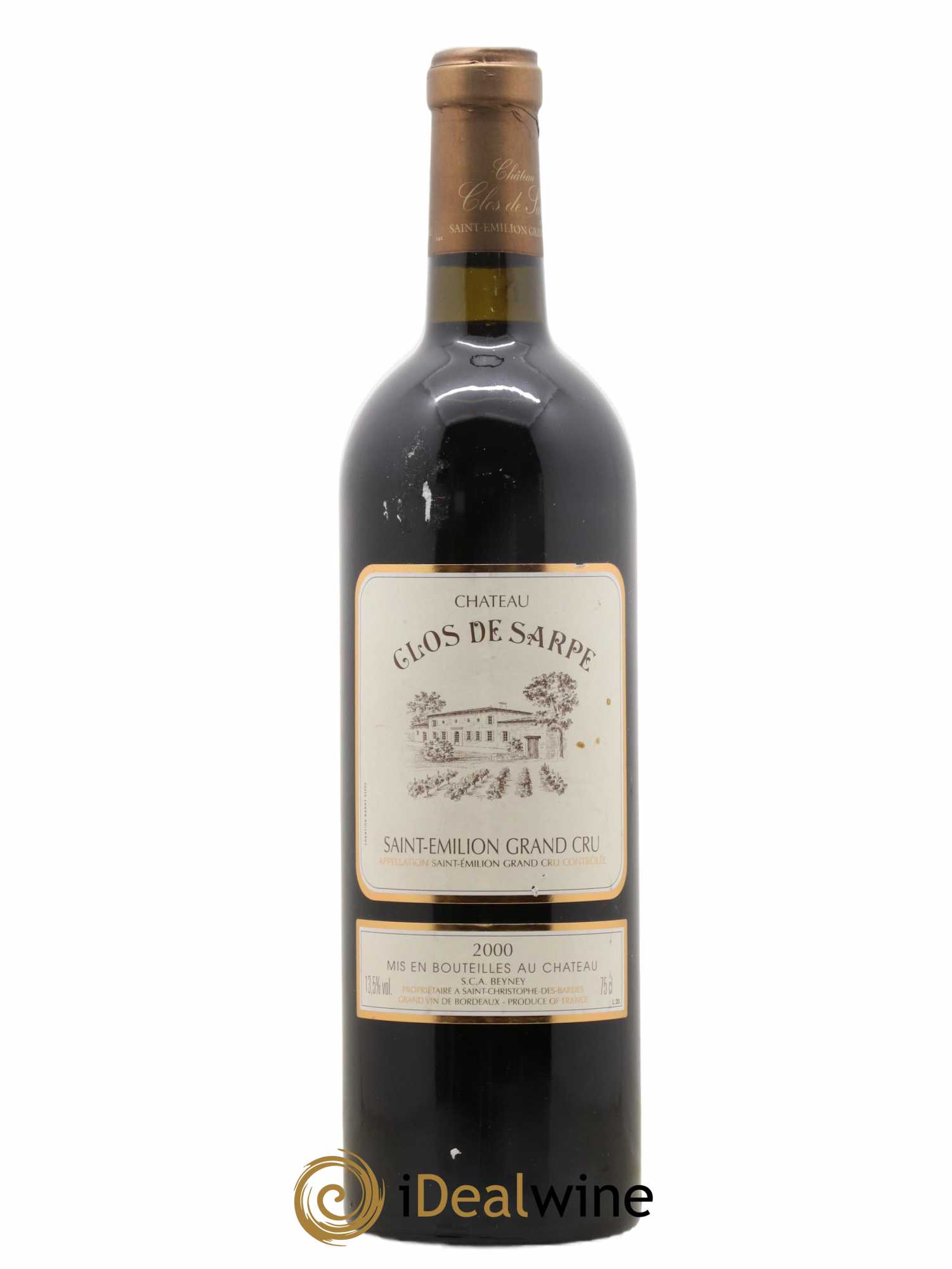 Clos de Sarpe Grand Cru Classé 2000 - Lot de 1 bouteille - 0