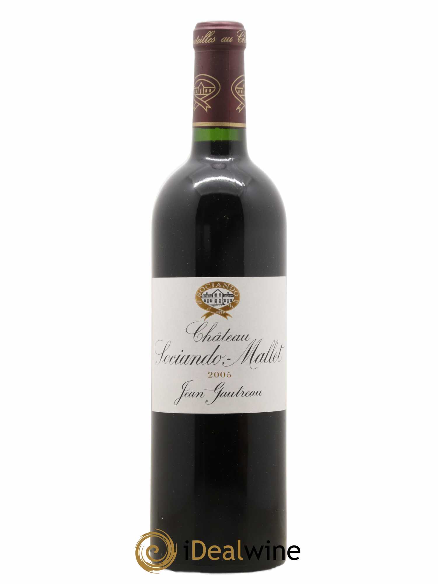 Château Sociando Mallet 2005 - Lot de 1 bouteille - 0