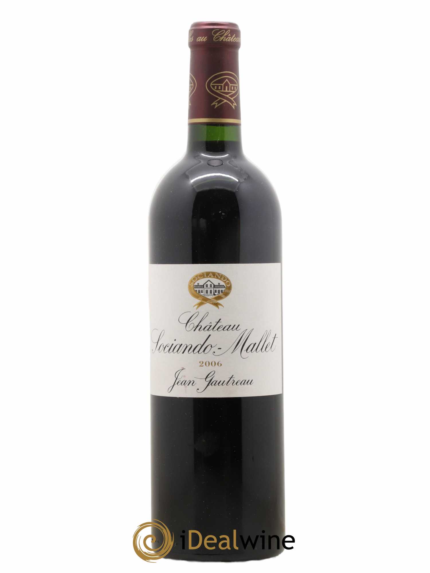Château Sociando Mallet 2006 - Lot de 1 bouteille - 0