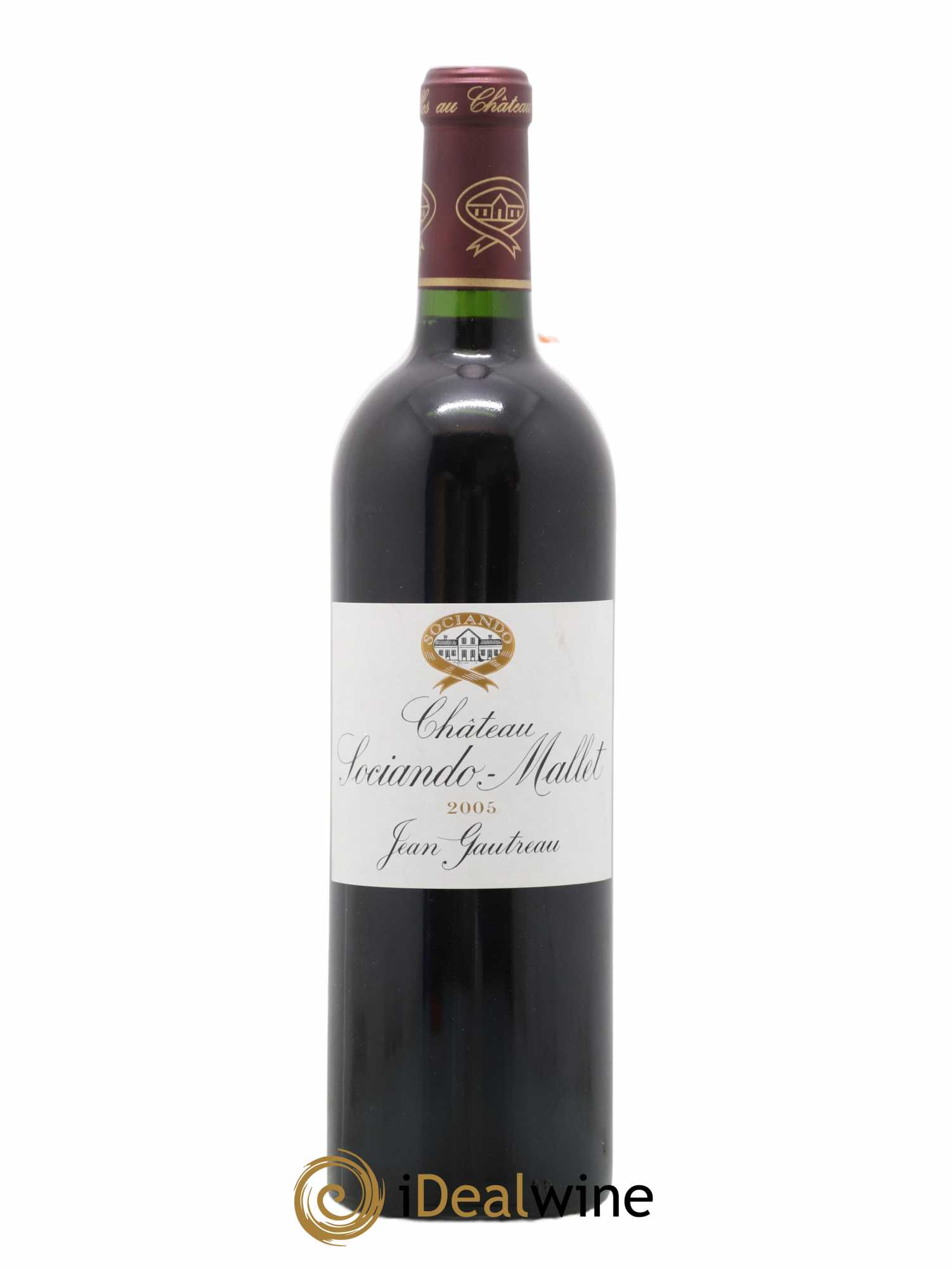 Château Sociando Mallet 2005 - Lot de 1 bouteille - 0