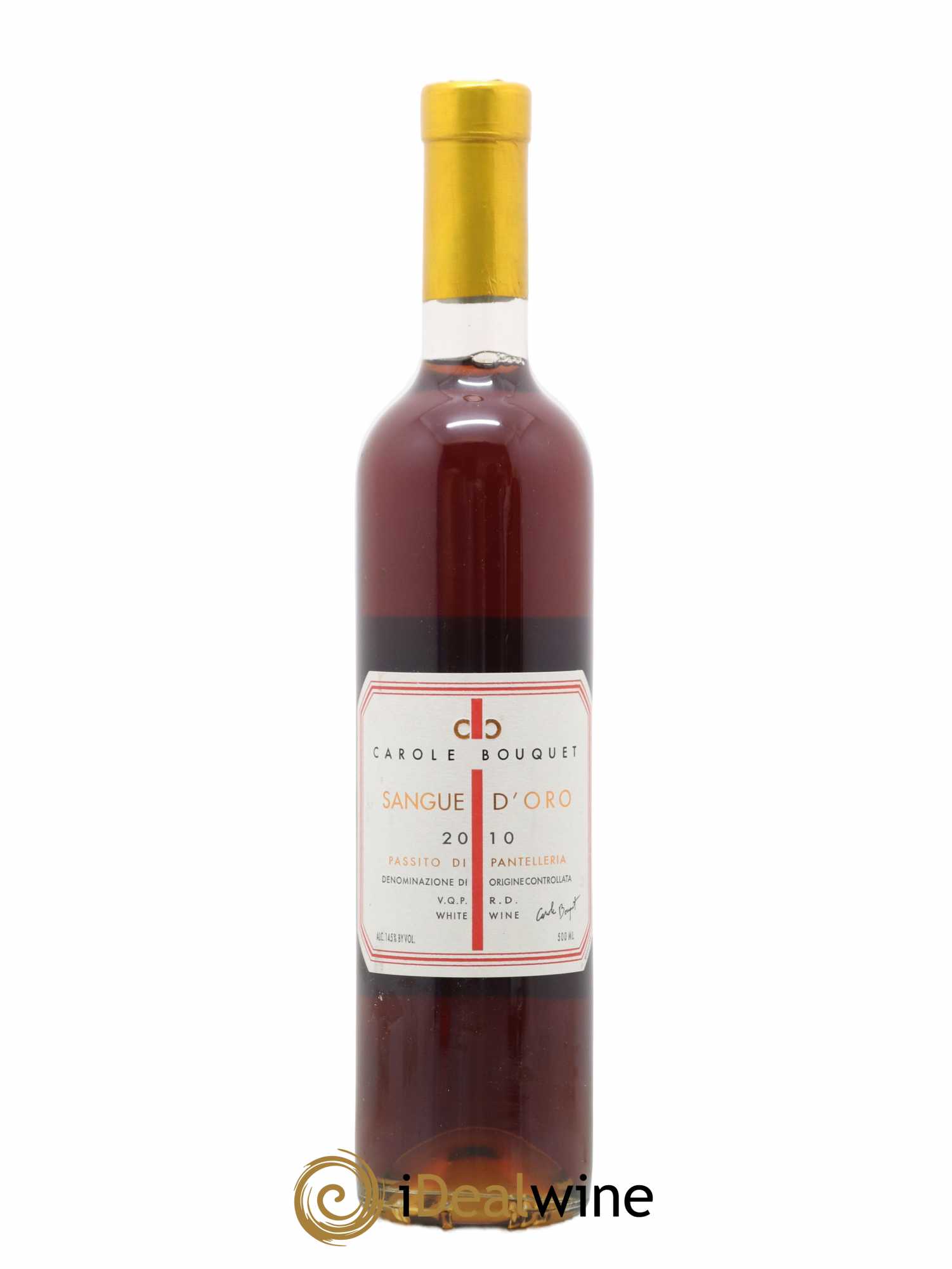 Passito di Pantelleria DOC Sangue d'Oro Carole Bouquet 50 cl 2010 - Lotto di 1 bottiglia - 0