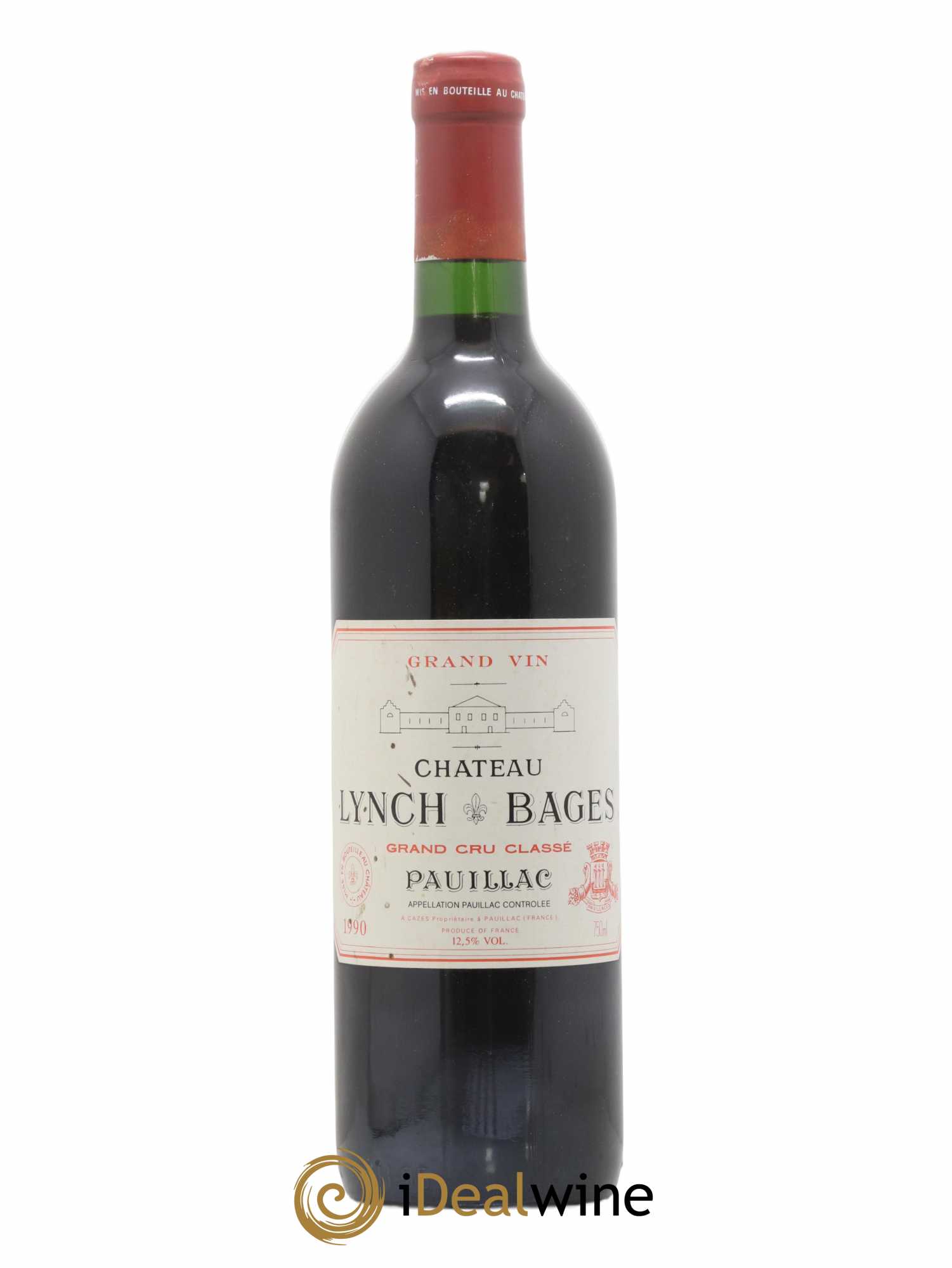 Château Lynch Bages 5ème Grand Cru Classé 1990 - Lot de 1 bouteille - 0