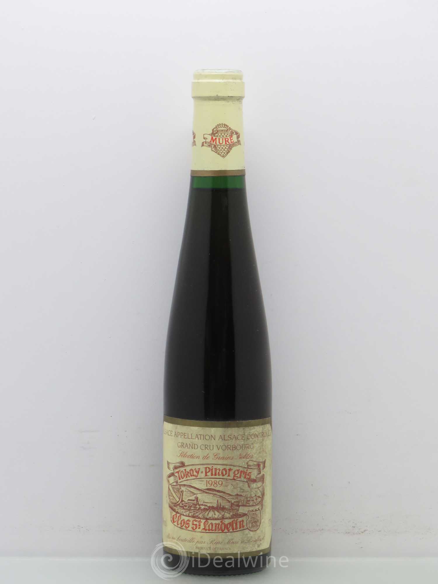 Pinot Gris Sélection de Grains Nobles Clos Saint-Landelin Grand Cru Vorbourg R. Muré 1989 - Lotto di 1 mezza bottiglia - 0
