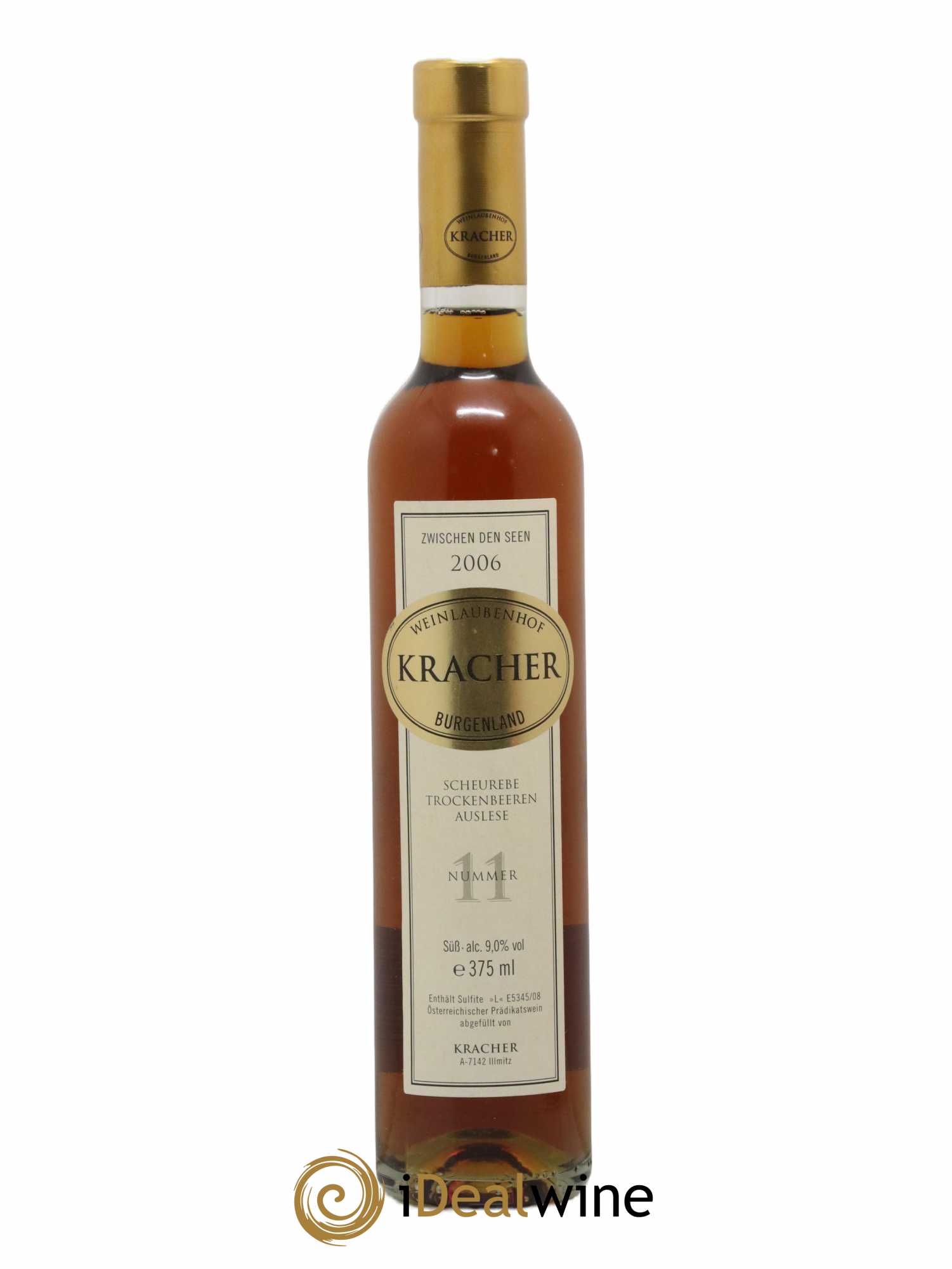 Autriche Kracher TBA N°11 Scheurebe Zwischen den Seen 2006 - Posten von 1 Demi-Flasche - 0