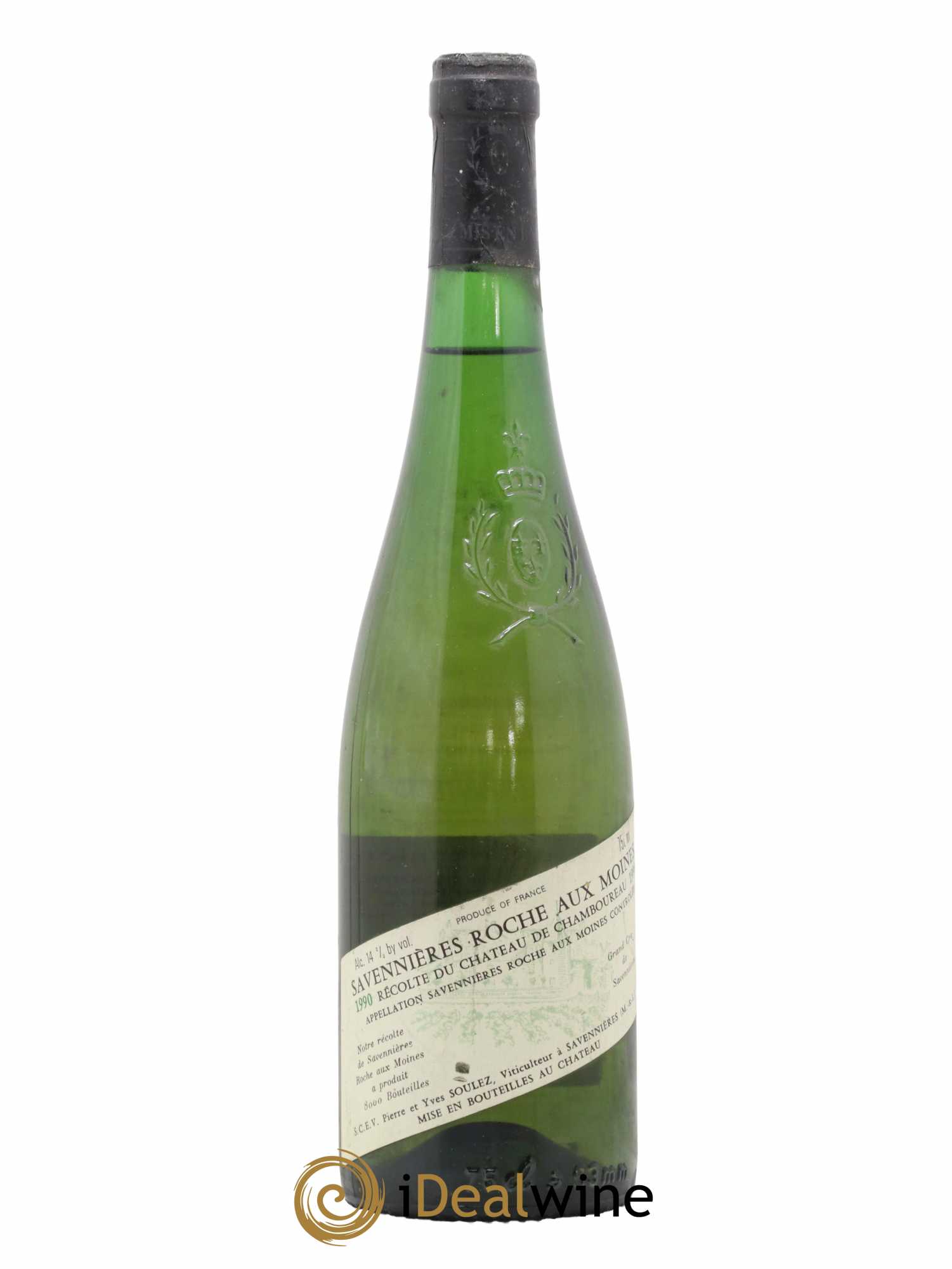 Savennières Roche aux Moines Château de Chamboureau 1990 - Lot de 1 bouteille - 0