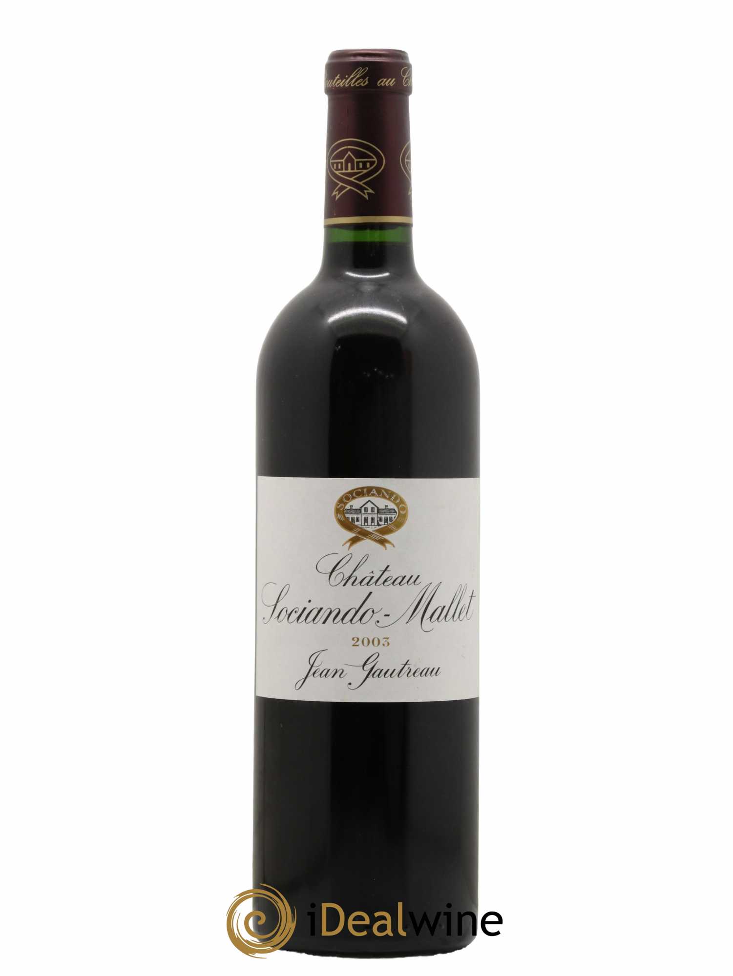 Château Sociando Mallet 2003 - Lot de 1 bouteille - 0