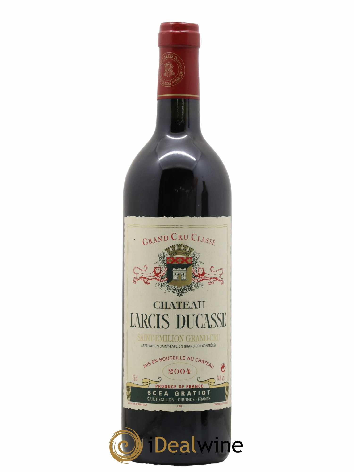 Château Larcis Ducasse 1er Grand Cru Classé B 2004 - Lot de 1 bouteille - 0