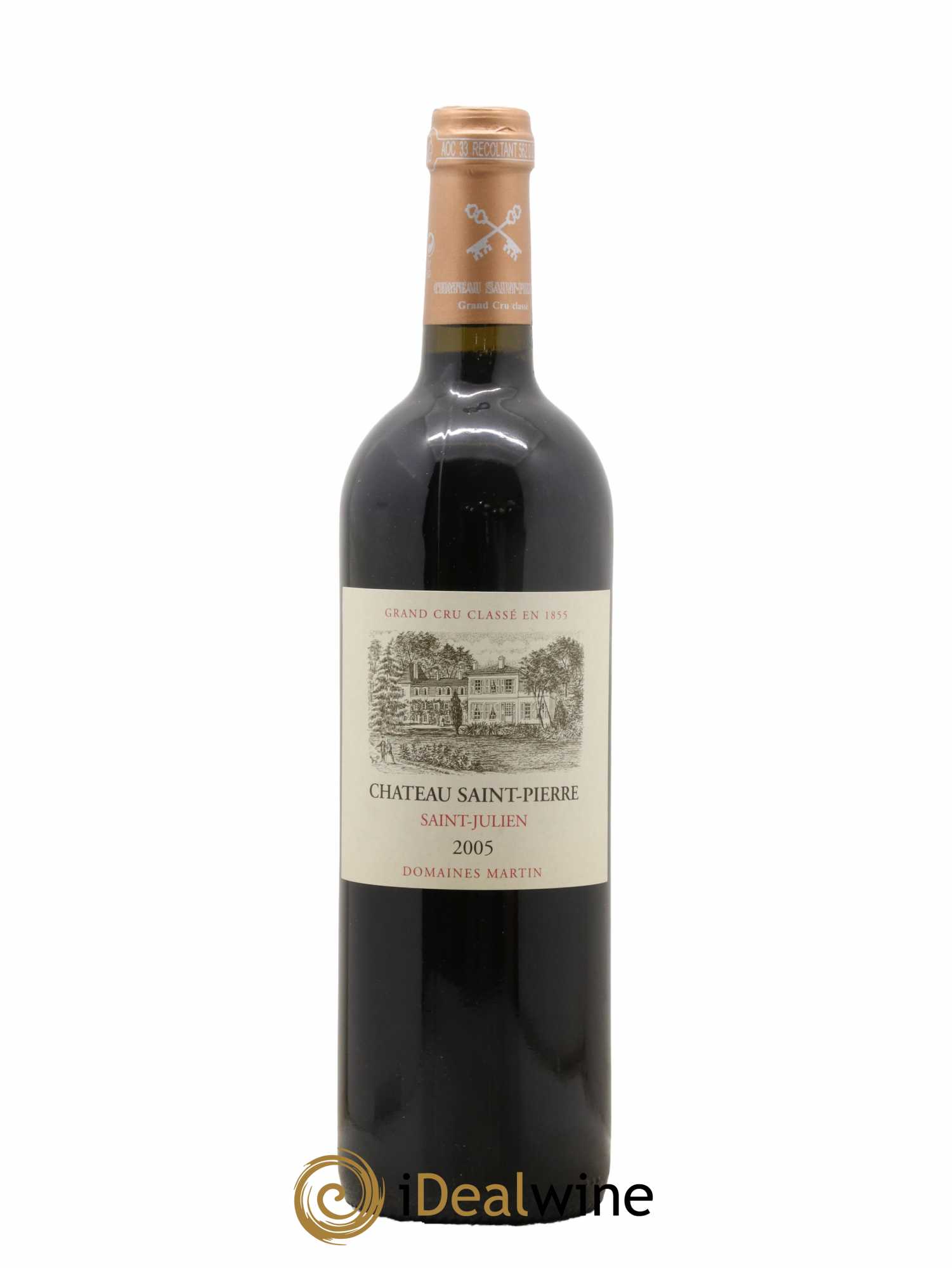 Château Saint-Pierre 4ème Grand Cru Classé 2005 - Lot de 1 bouteille - 0