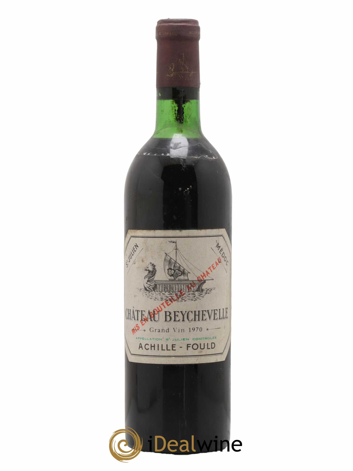 Château Beychevelle 4ème Grand Cru Classé 1970 - Lot de 1 bouteille - 0