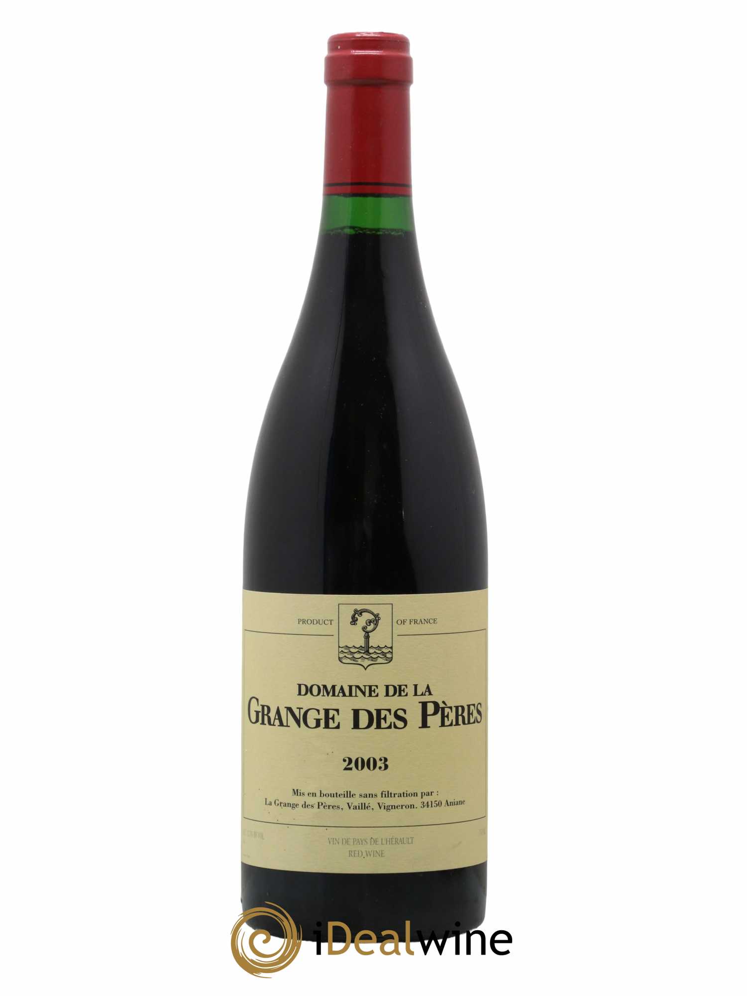 Pays d'Hérault Grange des Pères Laurent Vaillé 2003 - Lot de 1 bouteille - 0