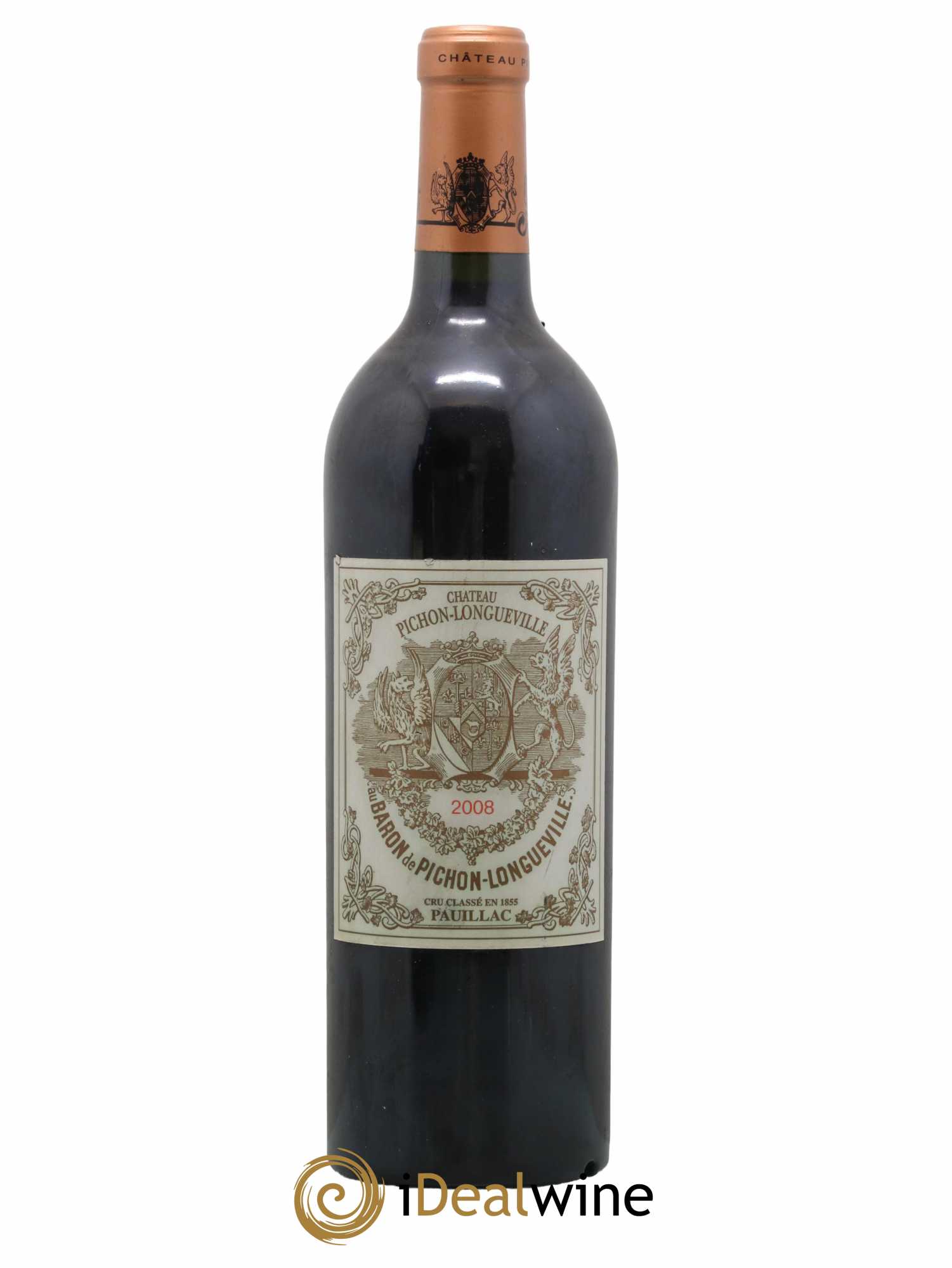 Pichon Longueville Baron 2ème Grand Cru Classé 2008 - Lot de 1 bouteille - 0