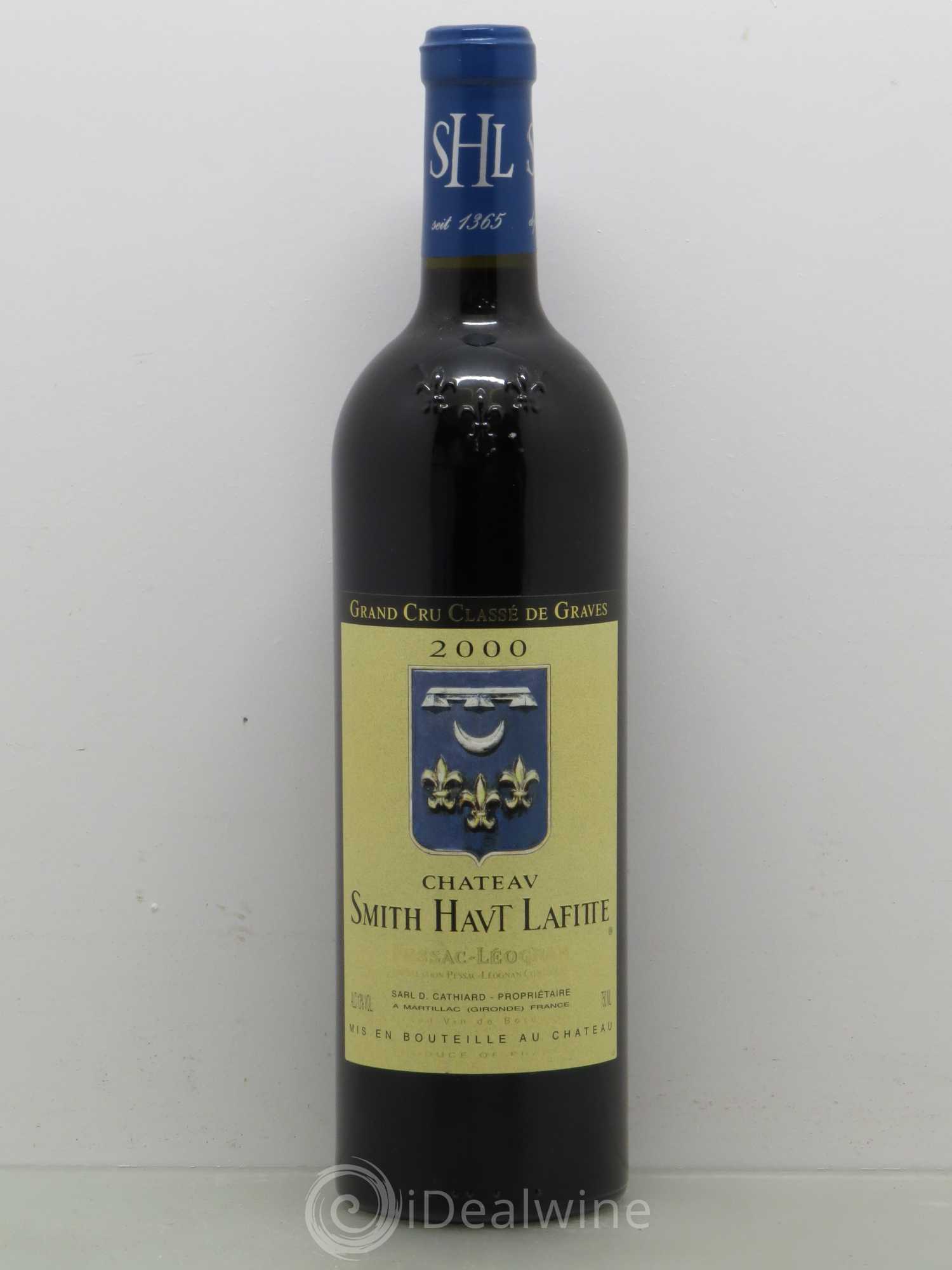 Château Smith Haut Lafitte Cru Classé de Graves 2000 - Lot de 1 bouteille - 0
