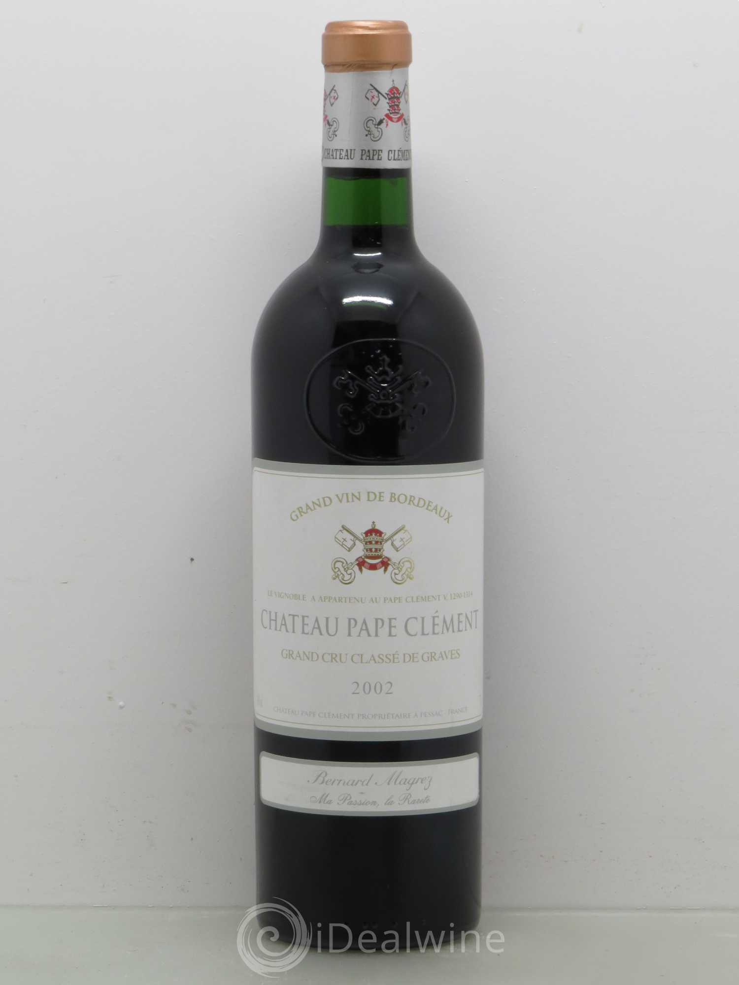 Château Pape Clément Cru Classé de Graves 2002 - Lot de 1 bouteille - 0