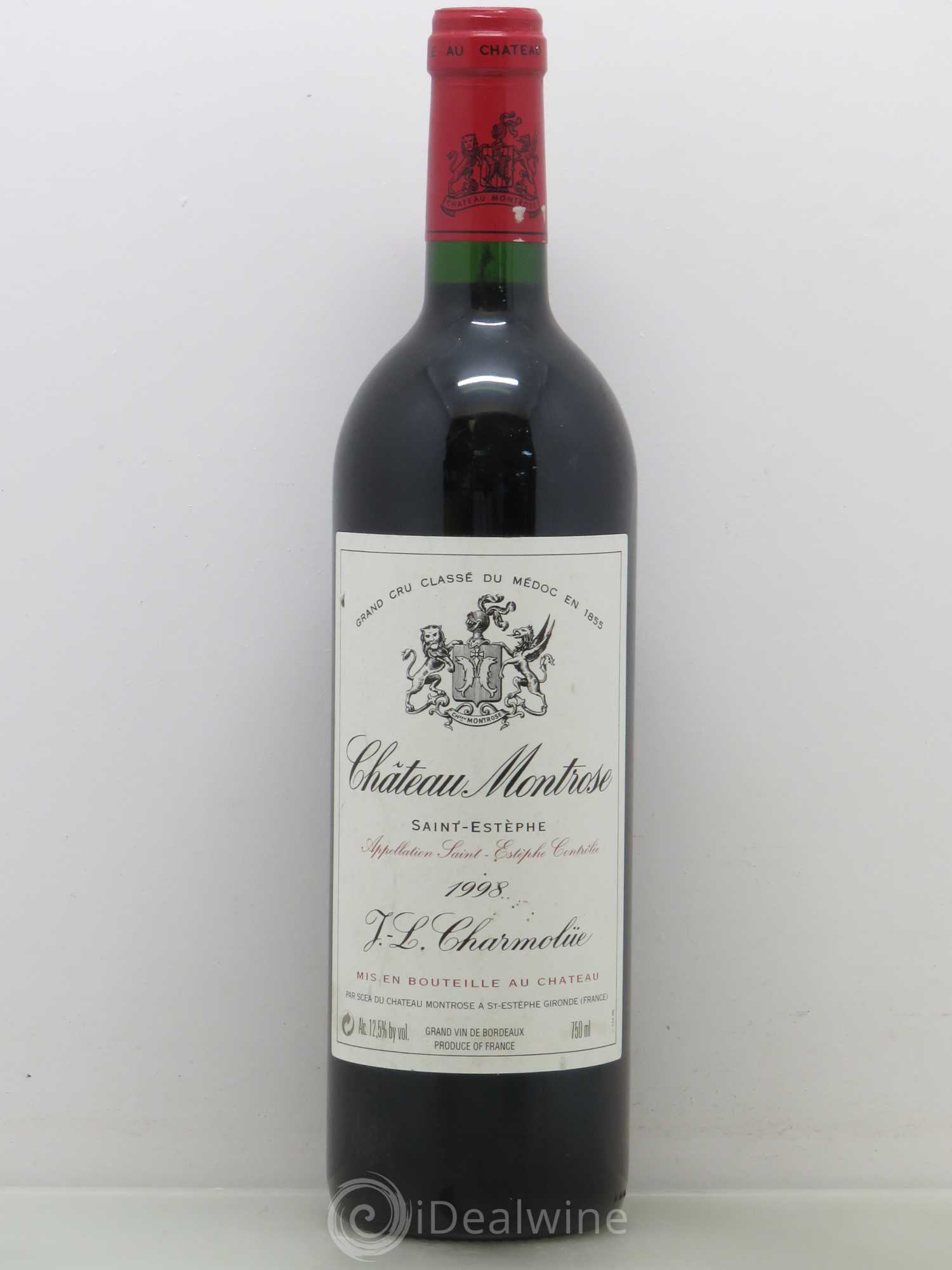 Château Montrose 2ème Grand Cru Classé 1998 - Lot de 1 bouteille - 0