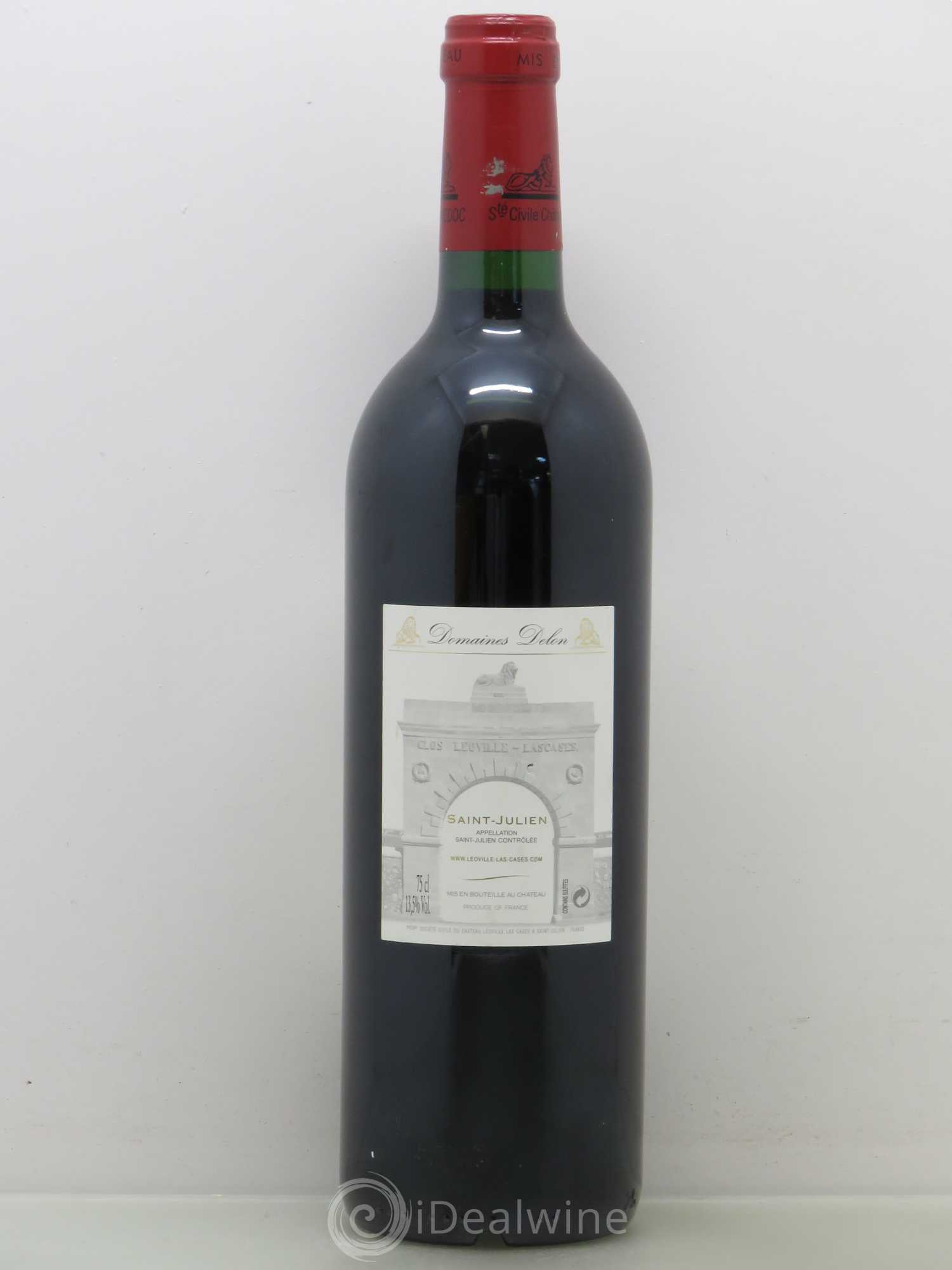 Château Léoville Las Cases 2ème Grand Cru Classé 2002 - Lot de 1 bouteille - 1