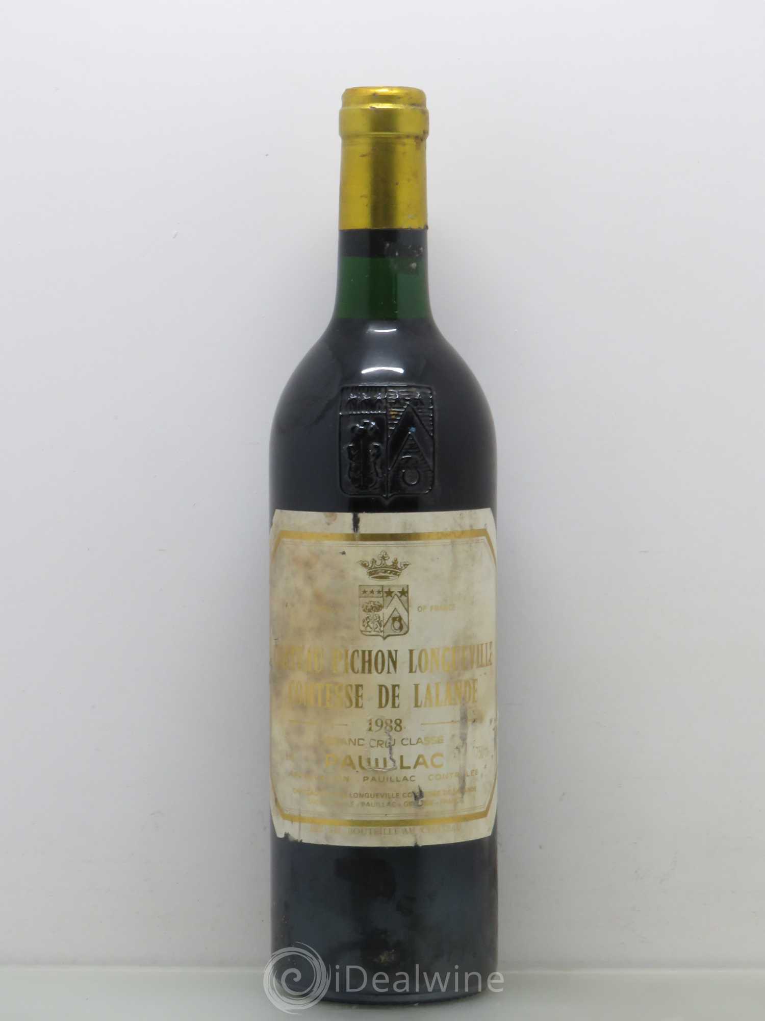 Château Pichon Longueville Comtesse de Lalande 2ème Grand Cru Classé 1988 - Lot de 1 bouteille - 0