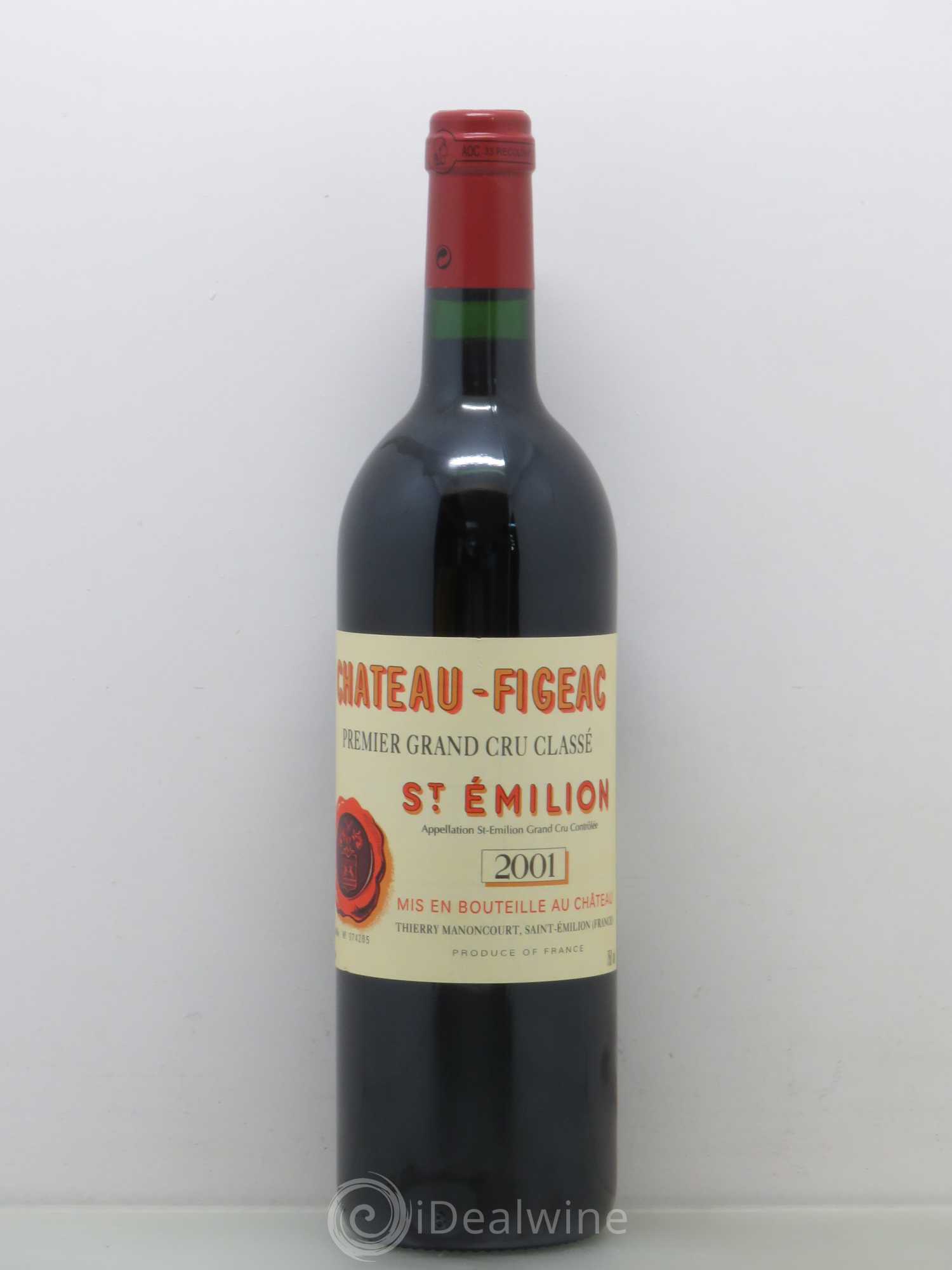 Château Figeac 1er Grand Cru Classé A 2001 - Posten von 1 Flasche - 0