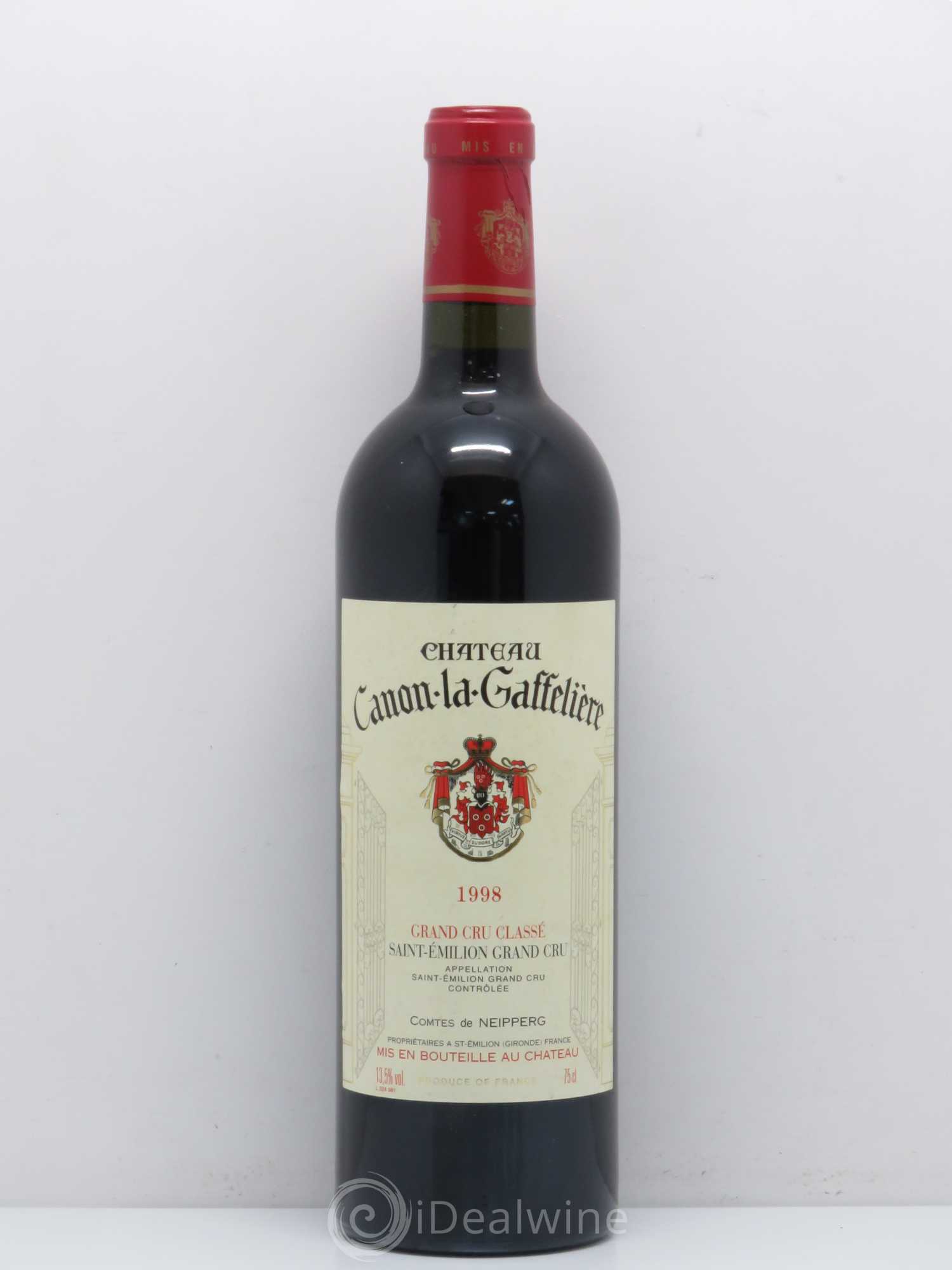Château Canon la Gaffelière 1er Grand Cru Classé B 1998 - Lot de 1 bouteille - 0