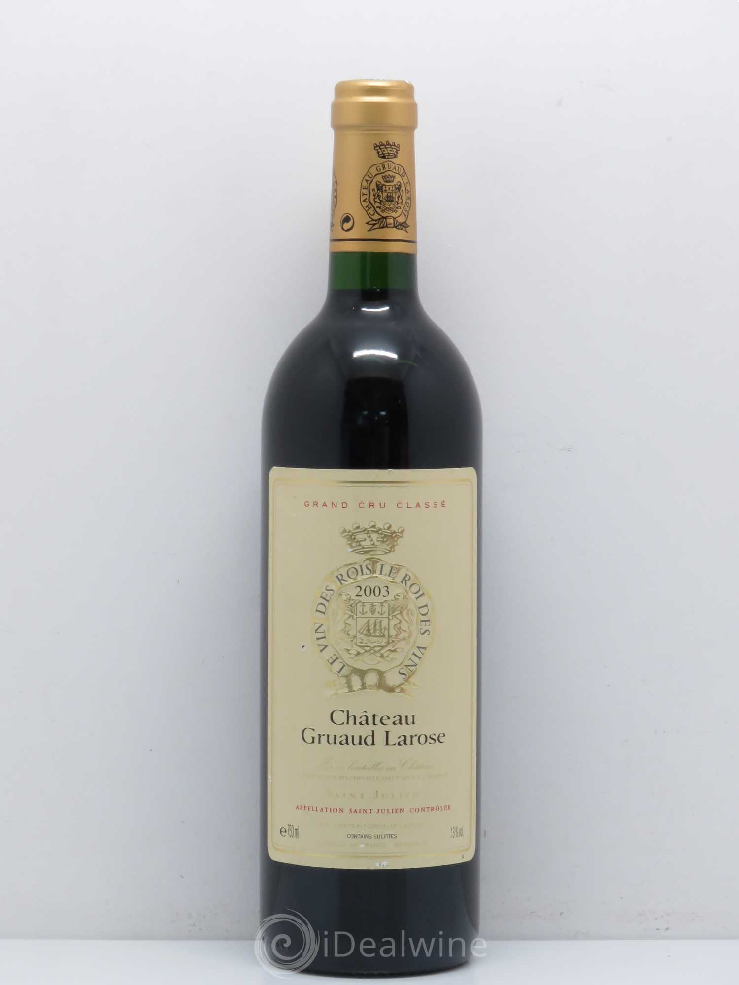 Château Gruaud Larose 2ème Grand Cru Classé 2003 - Lot de 1 bouteille - 0