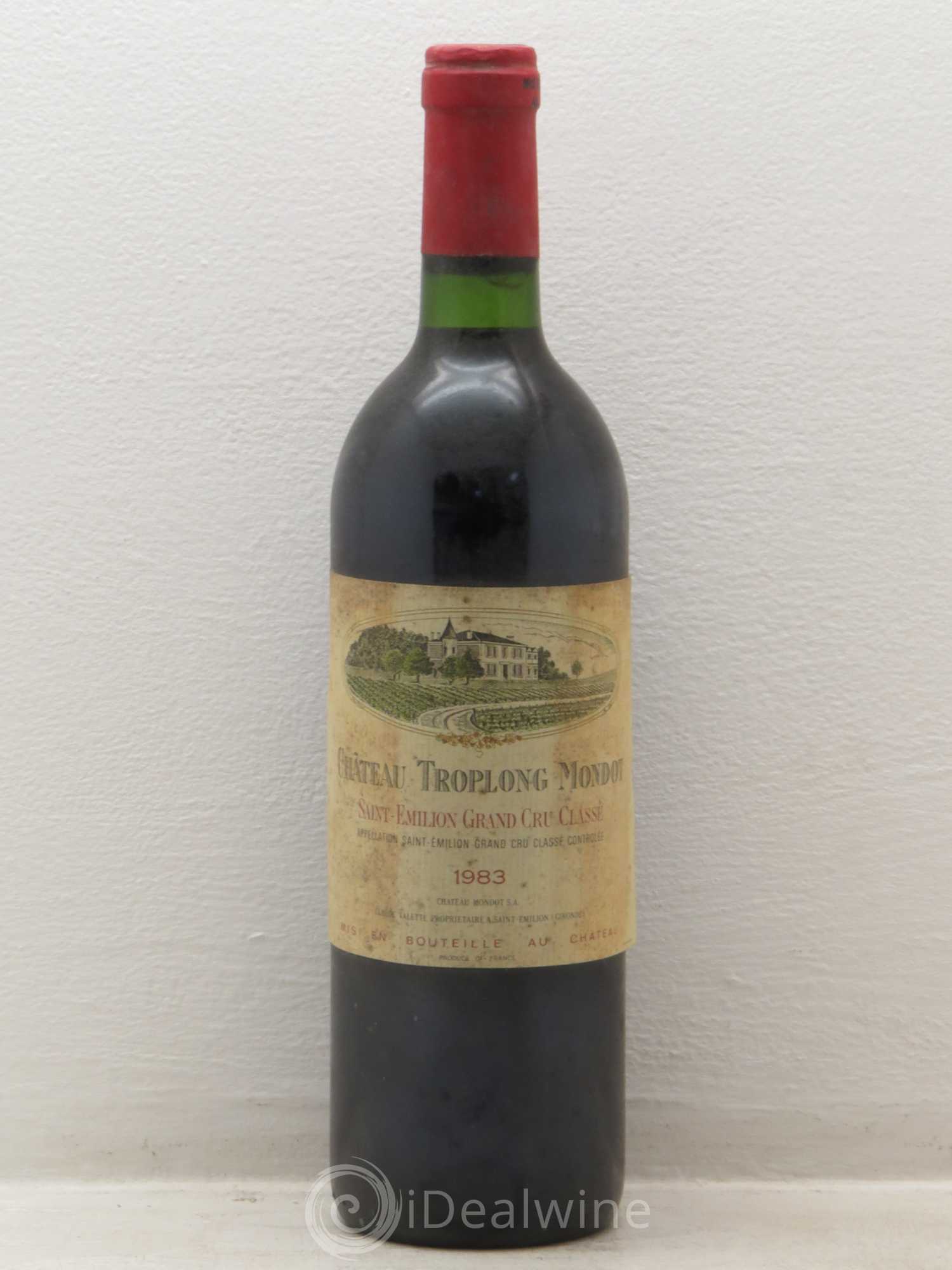 Château Troplong Mondot 1er Grand Cru Classé B 1983 - Lot de 1 bouteille - 0