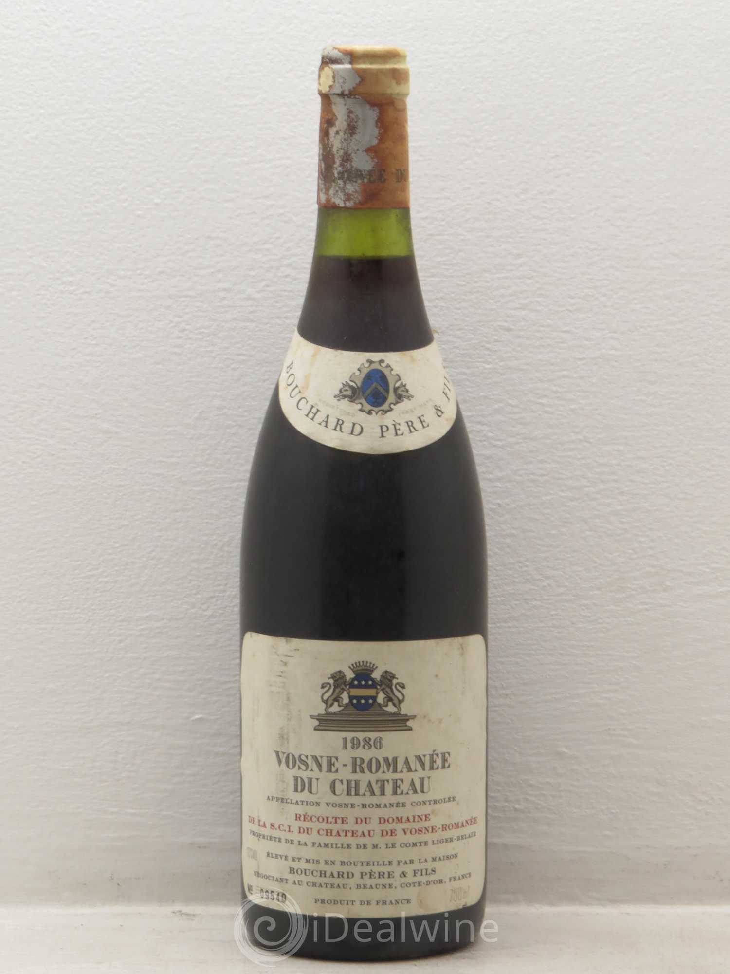 Vosne-Romanée du Chateau Bouchard Liger Belair 1986 - Posten von 1 Flasche - 0