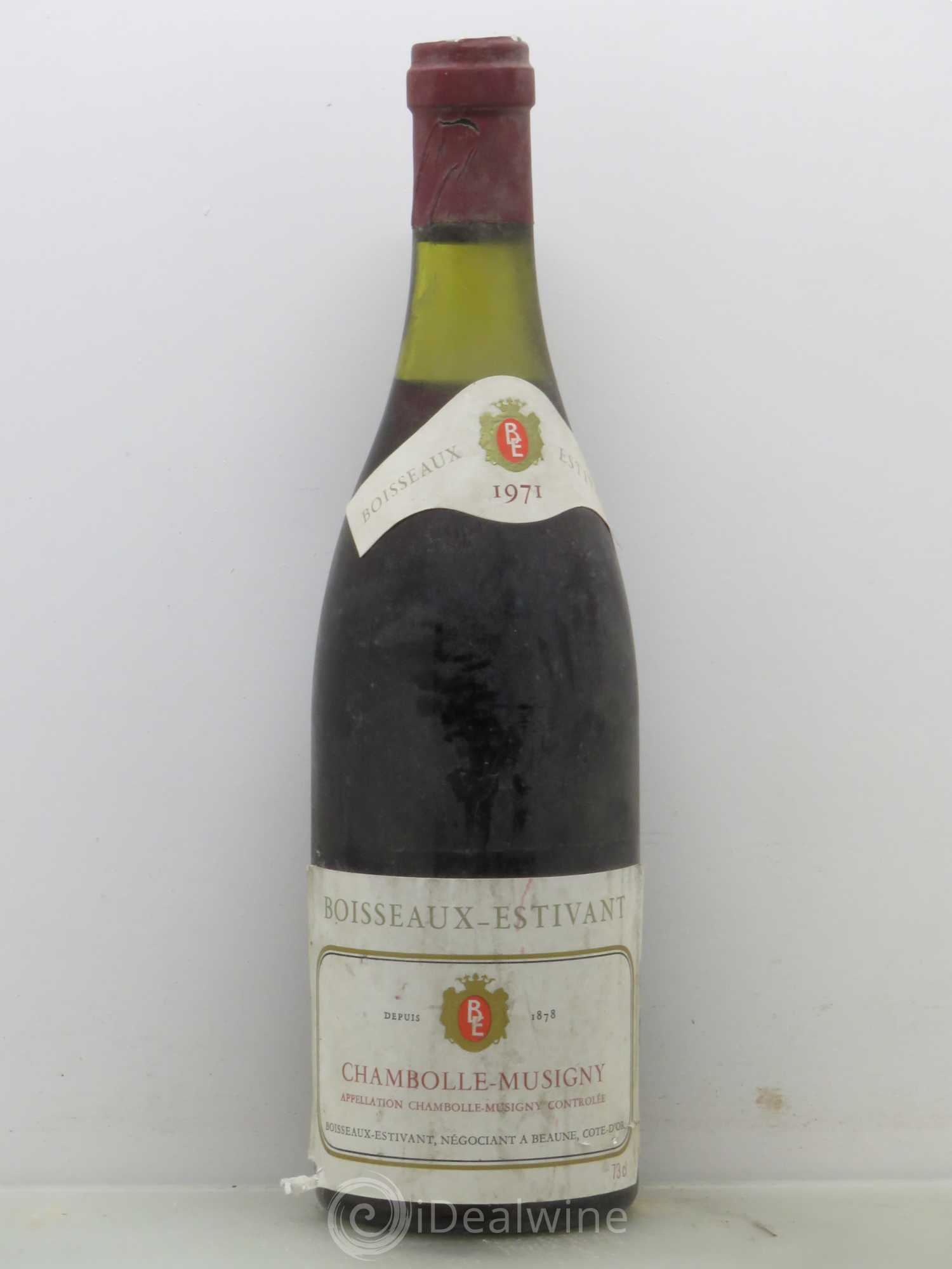 Chambolle-Musigny Boisseaux Estivant 1971 - Lot de 1 bouteille - 0