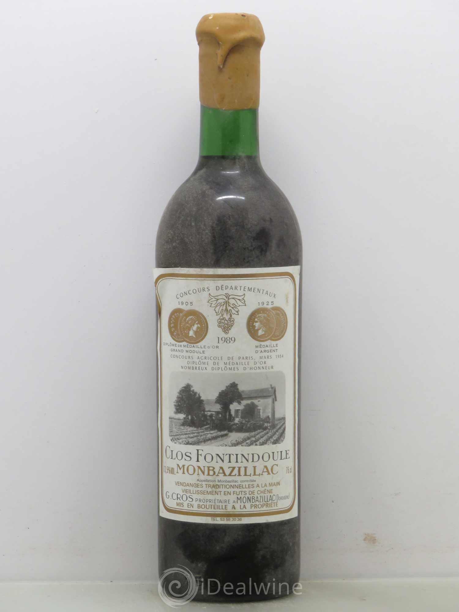 Monbazillac Clos Fontindoule 1989 - Lot de 1 bouteille - 0