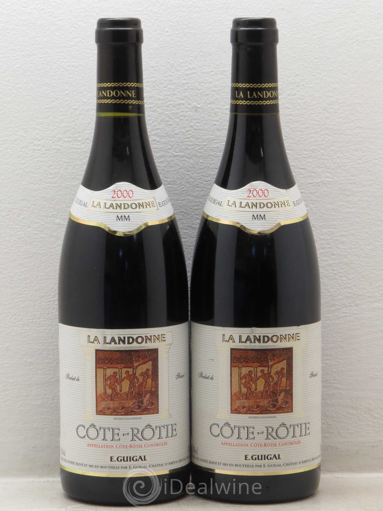 Côte-Rôtie La Landonne Guigal 2000 - Lot de 2 bouteilles - 0