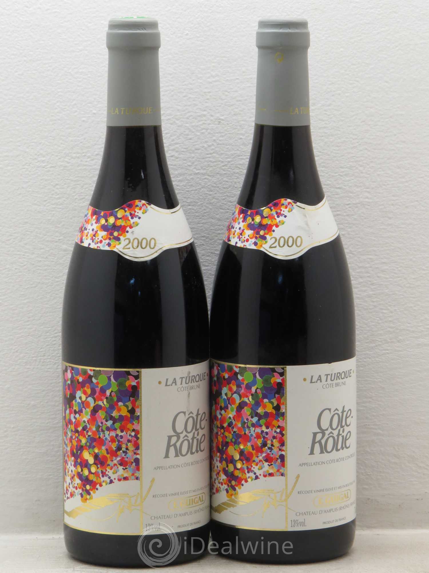 Côte-Rôtie La Turque Guigal 2000 - Lot de 2 bouteilles - 0