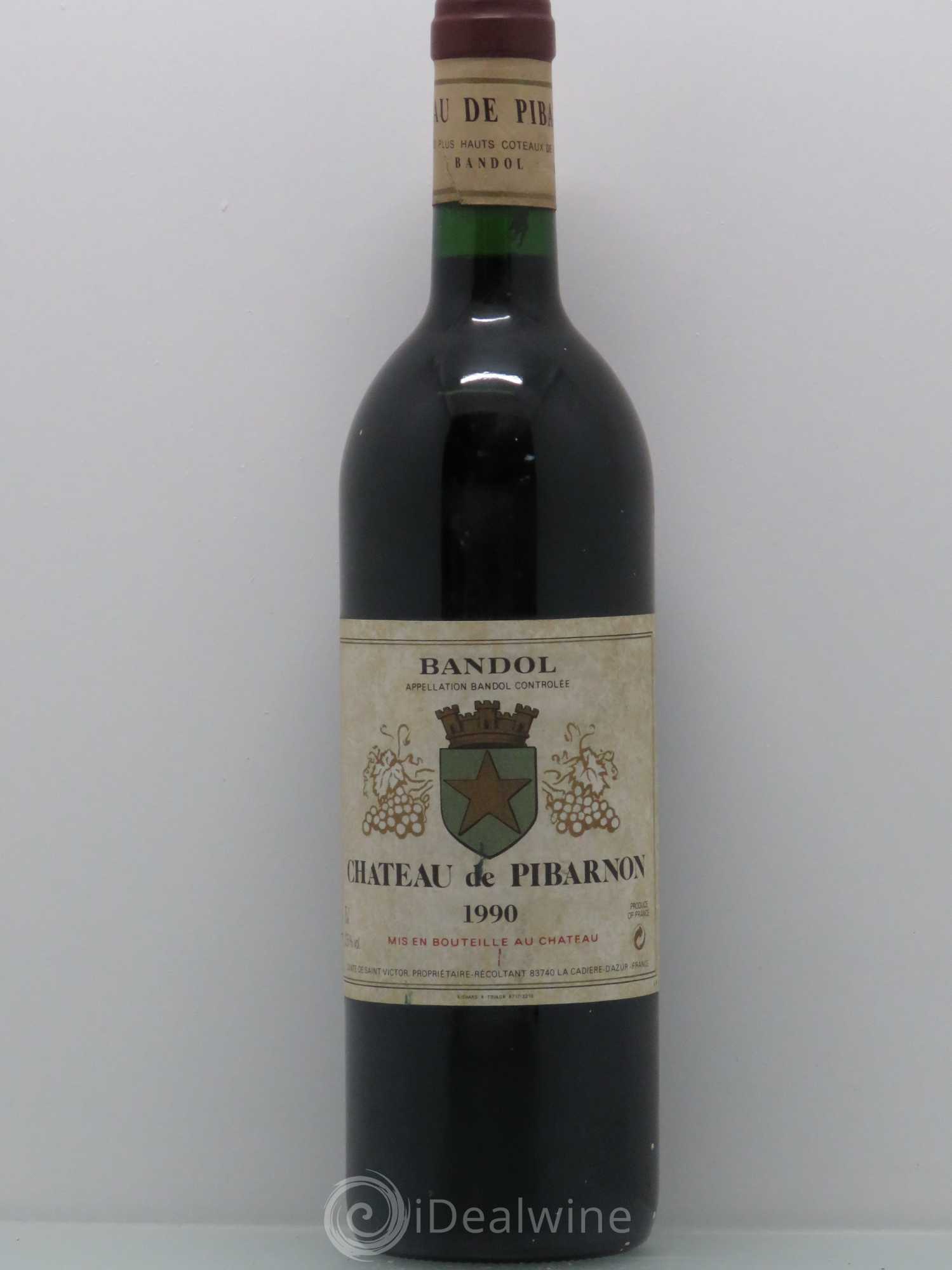 Bandol Château de Pibarnon Comte de Saint-Victor 1990 - Lot de 1 bouteille - 0