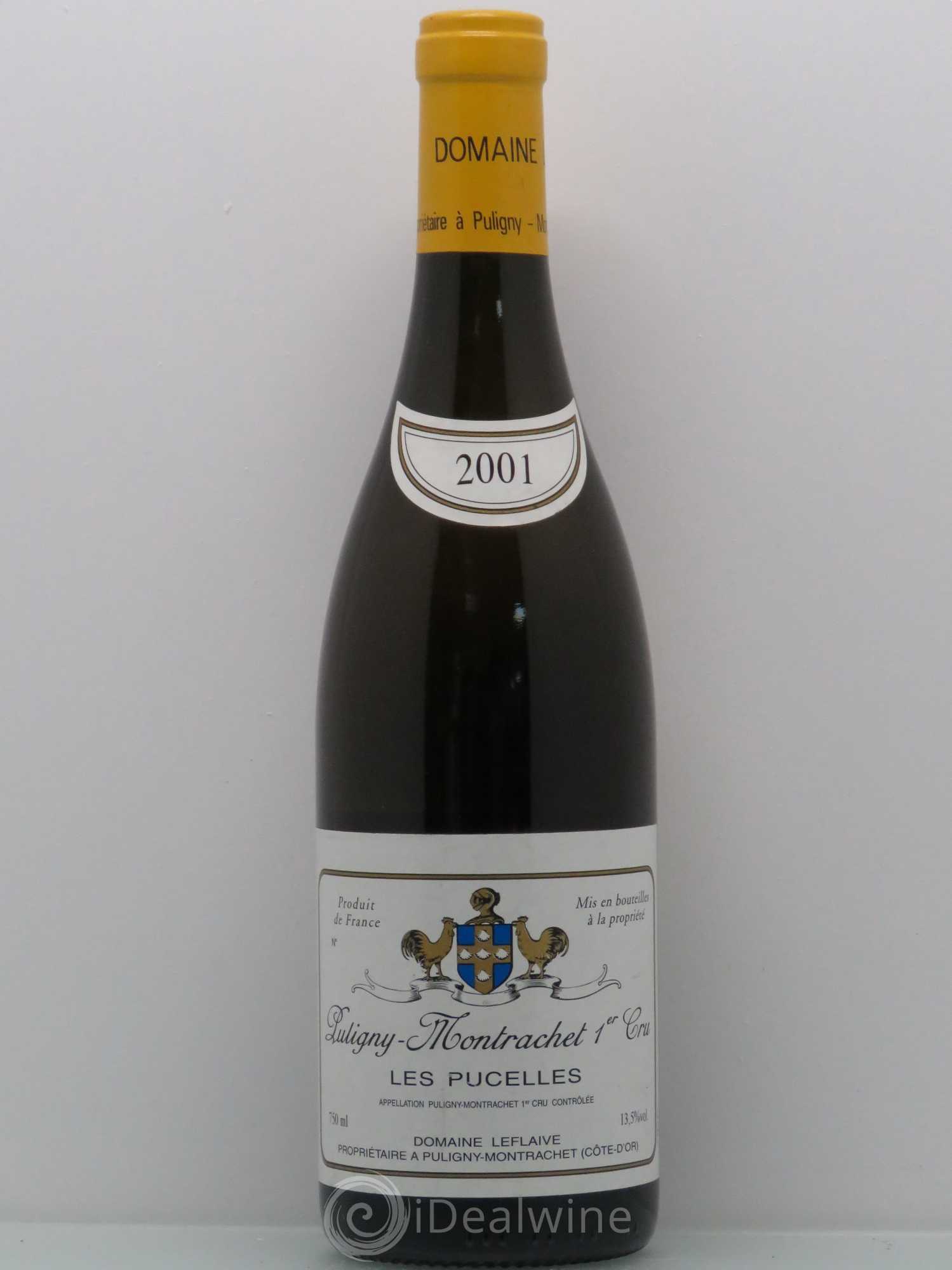 Puligny-Montrachet 1er Cru Les Pucelles Leflaive (Domaine) 2001 - Lot de 1 bouteille - 0
