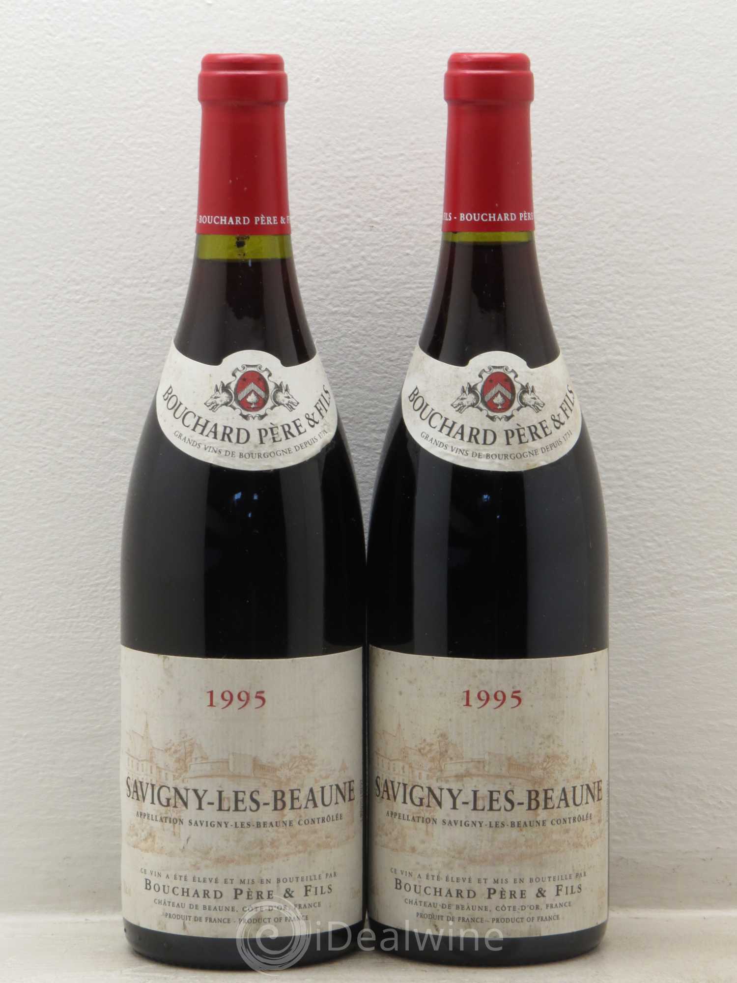 Savigny-lès-Beaune Domaine Bouchard 1995 - Lot de 2 bouteilles - 0