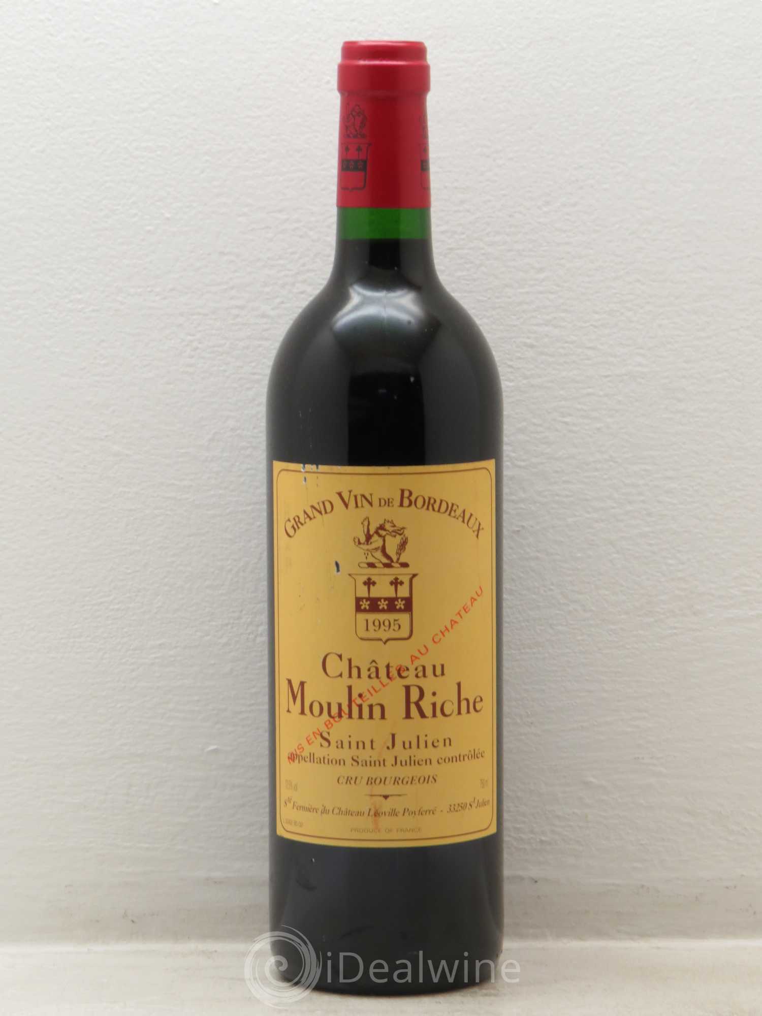 Château Moulin Riche 1995 - Posten von 1 Flasche - 0