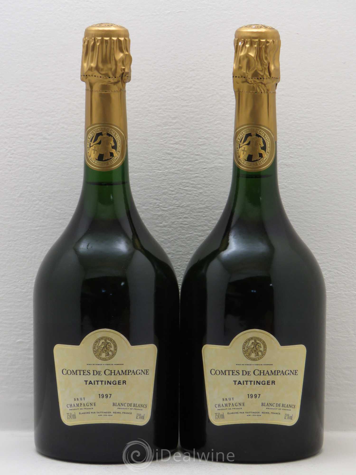 Comtes de Champagne Taittinger Blanc de Blancs 1997 - Lot de 2 bouteilles - 0