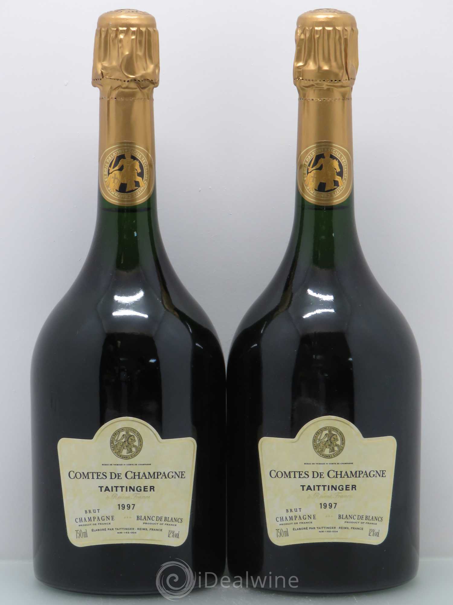 Comtes de Champagne Taittinger 1997 - Lot de 2 bouteilles - 0