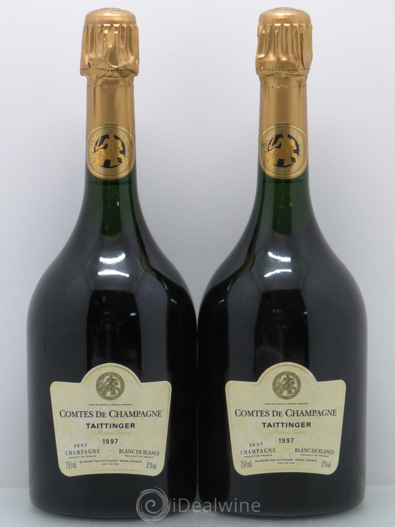 Comtes de Champagne Taittinger 1997 - Lot de 2 bouteilles - 0