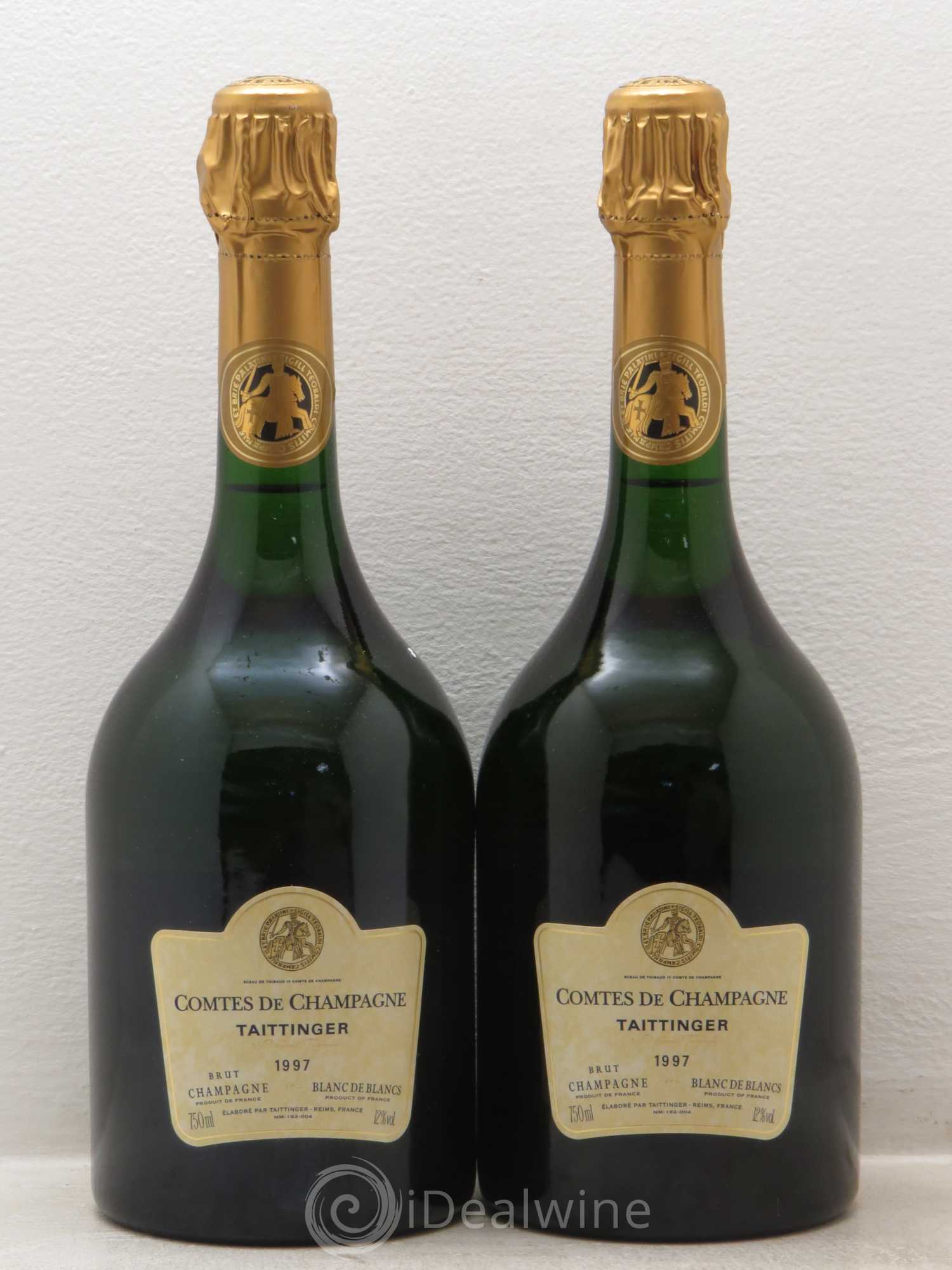 Comtes de Champagne Taittinger 1997 - Lot de 2 bouteilles - 0
