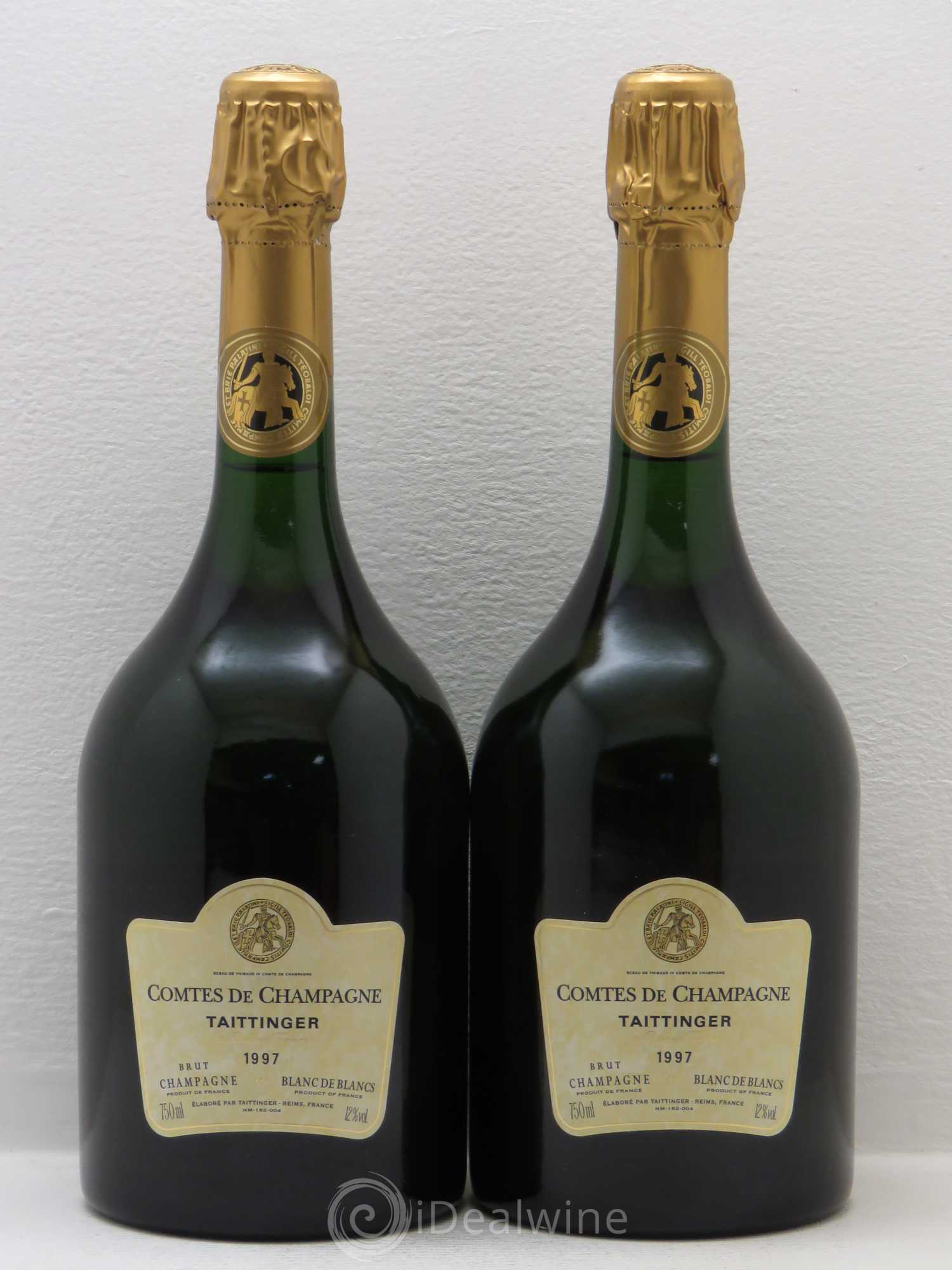 Comtes de Champagne Taittinger Blanc de Blancs 1997 - Lot de 2 bouteilles - 0