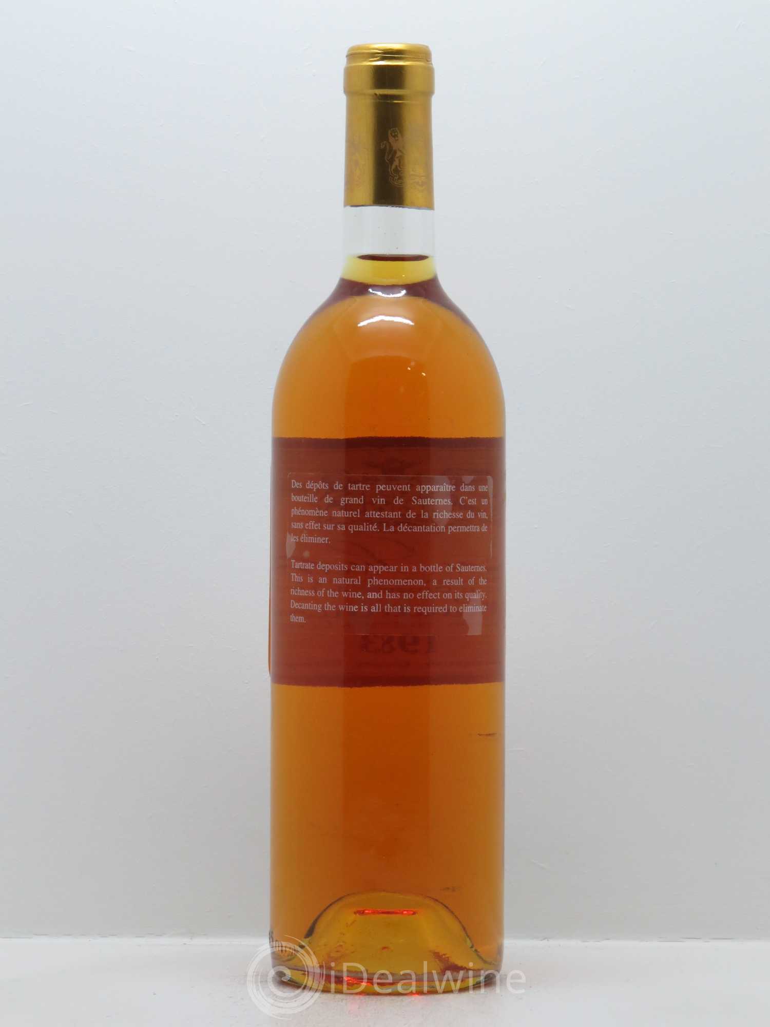Château Suduiraut 1er Grand Cru Classé 1983 - Lotto di 1 bottiglia - 1