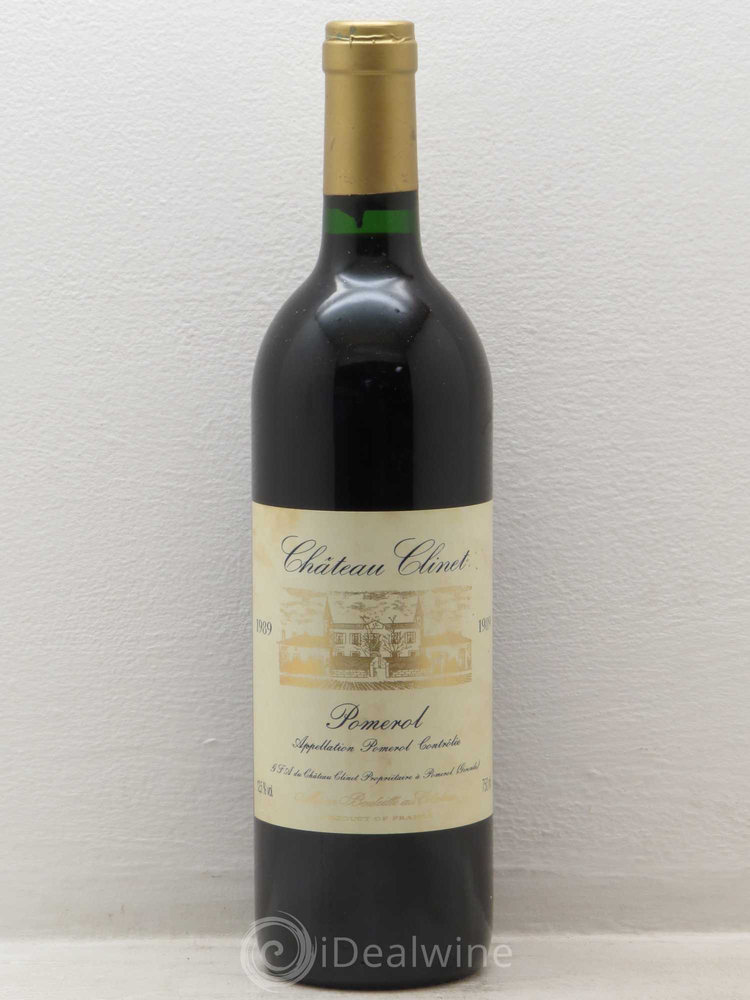 Château Clinet 1989 - Lot de 1 bouteille - 0