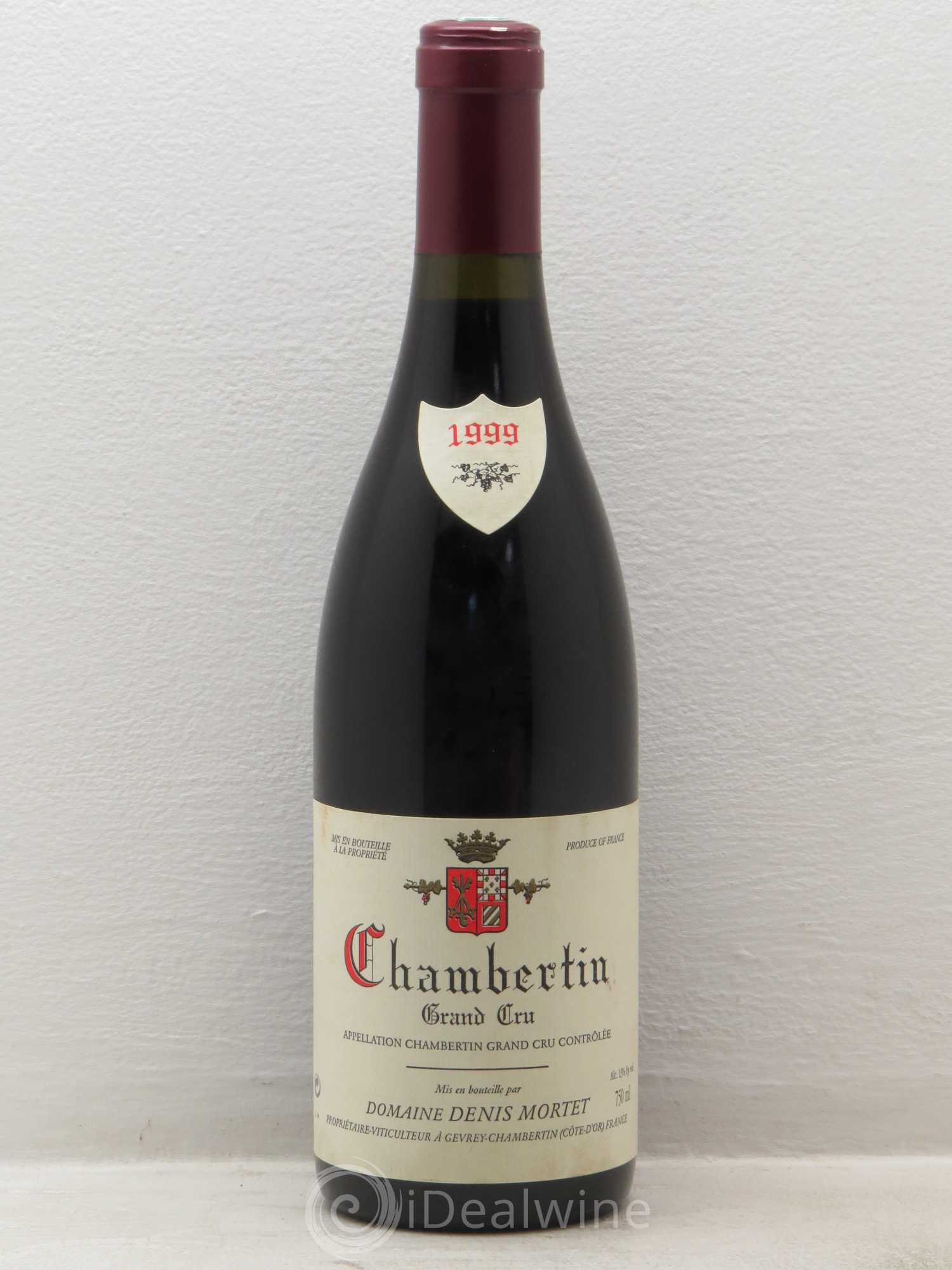 Chambertin Grand Cru Denis Mortet (Domaine) 1999 - Lot de 1 bouteille - 0